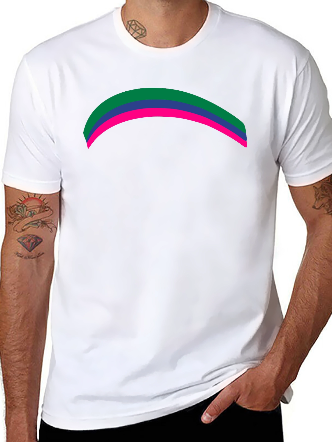 Rainbow Pride T-Shirt - Modern Graphic Tee