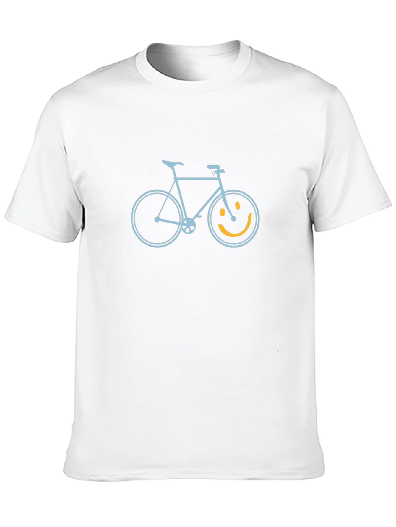 Smiley Bike Graphic Tee - Casual Comfort