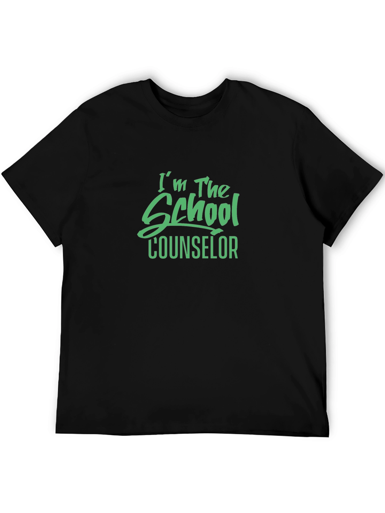 Im The School Counselor Black T-Shirt