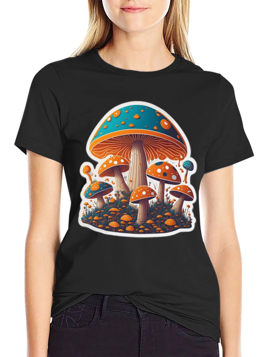 Funky Mushroom Graphic Tee