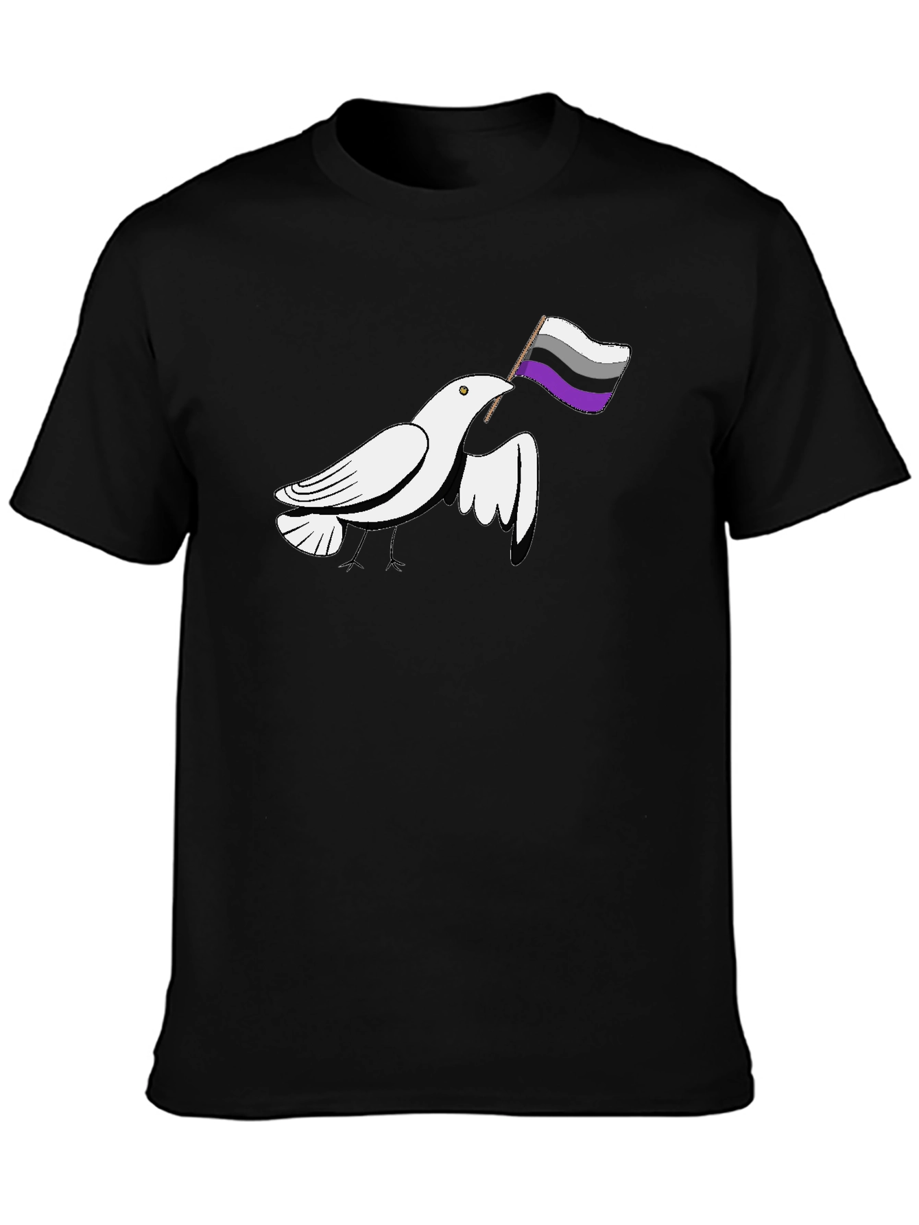 Asexual Pride Dove T-Shirt