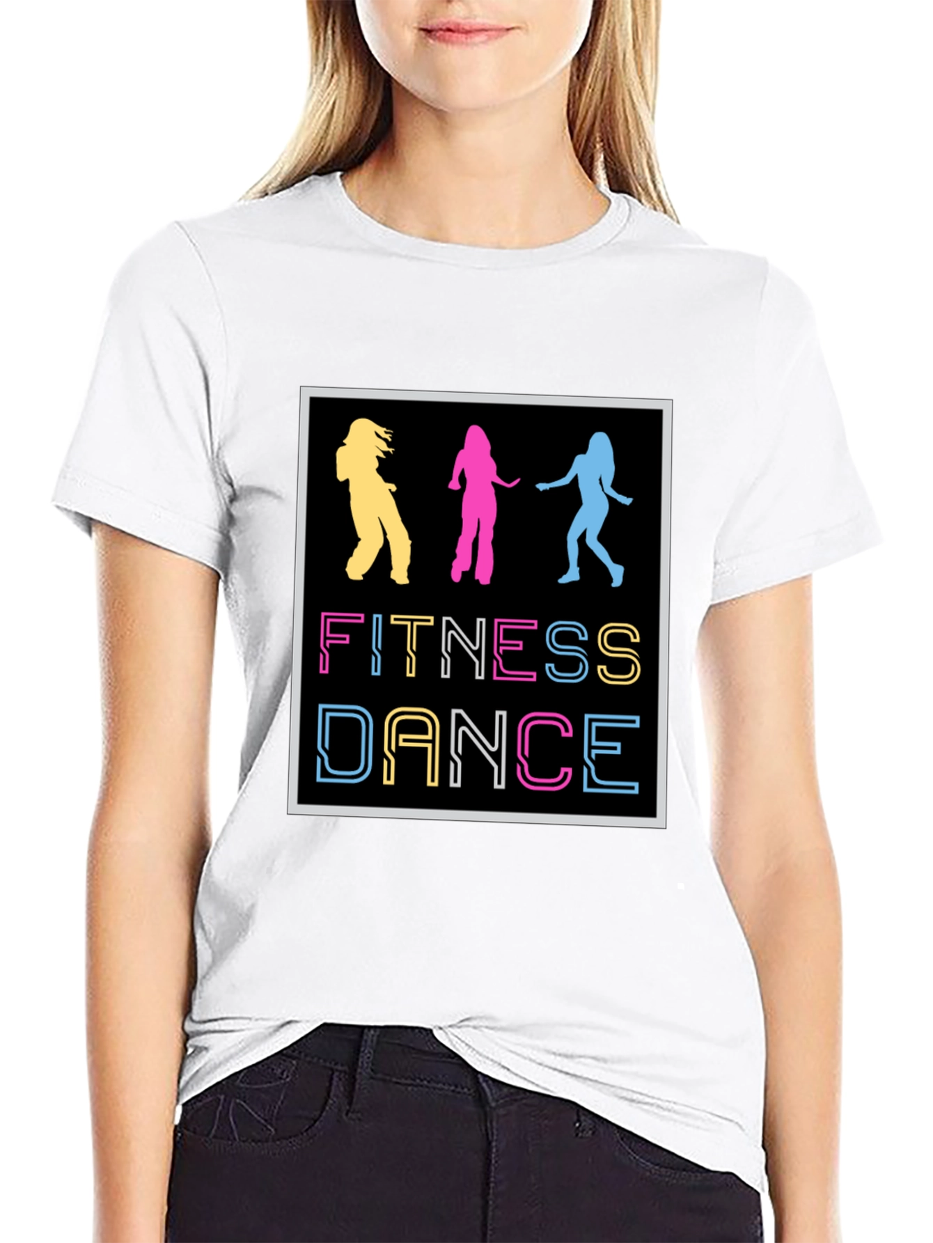 Fitness Dance Graphic T-Shirt