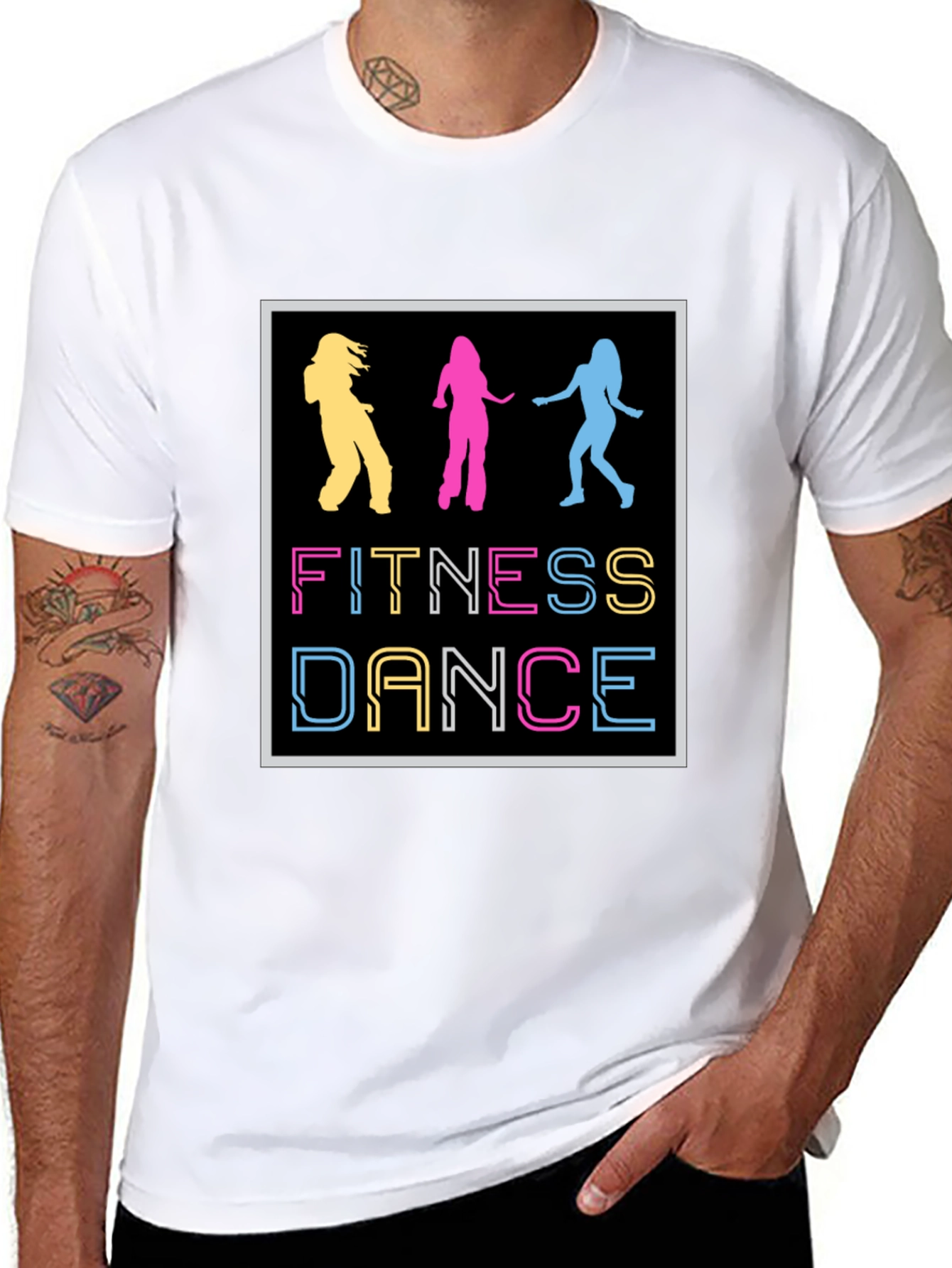 Fitness Dance Graphic T-Shirt