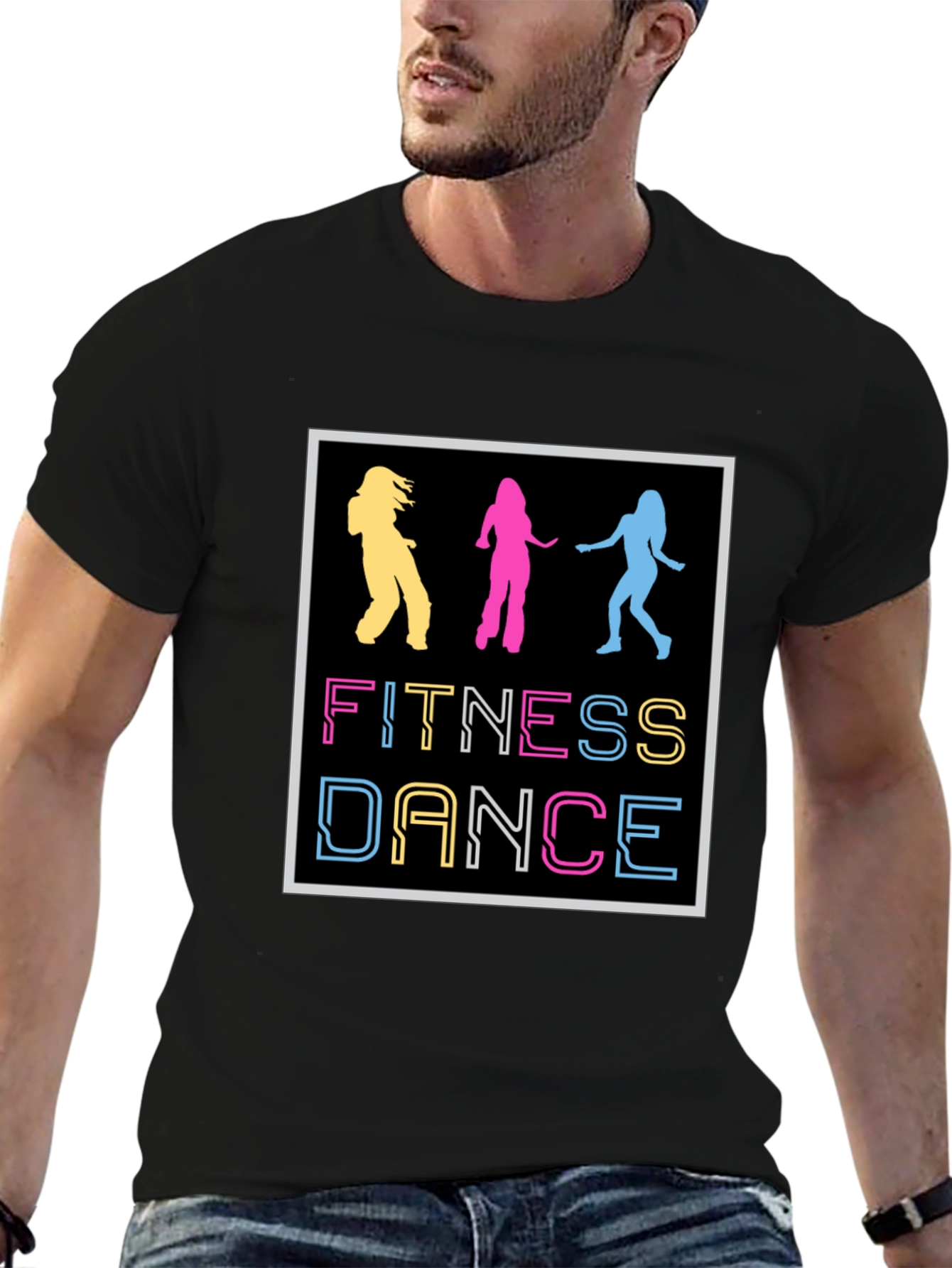 Fitness Dance Graphic T-Shirt