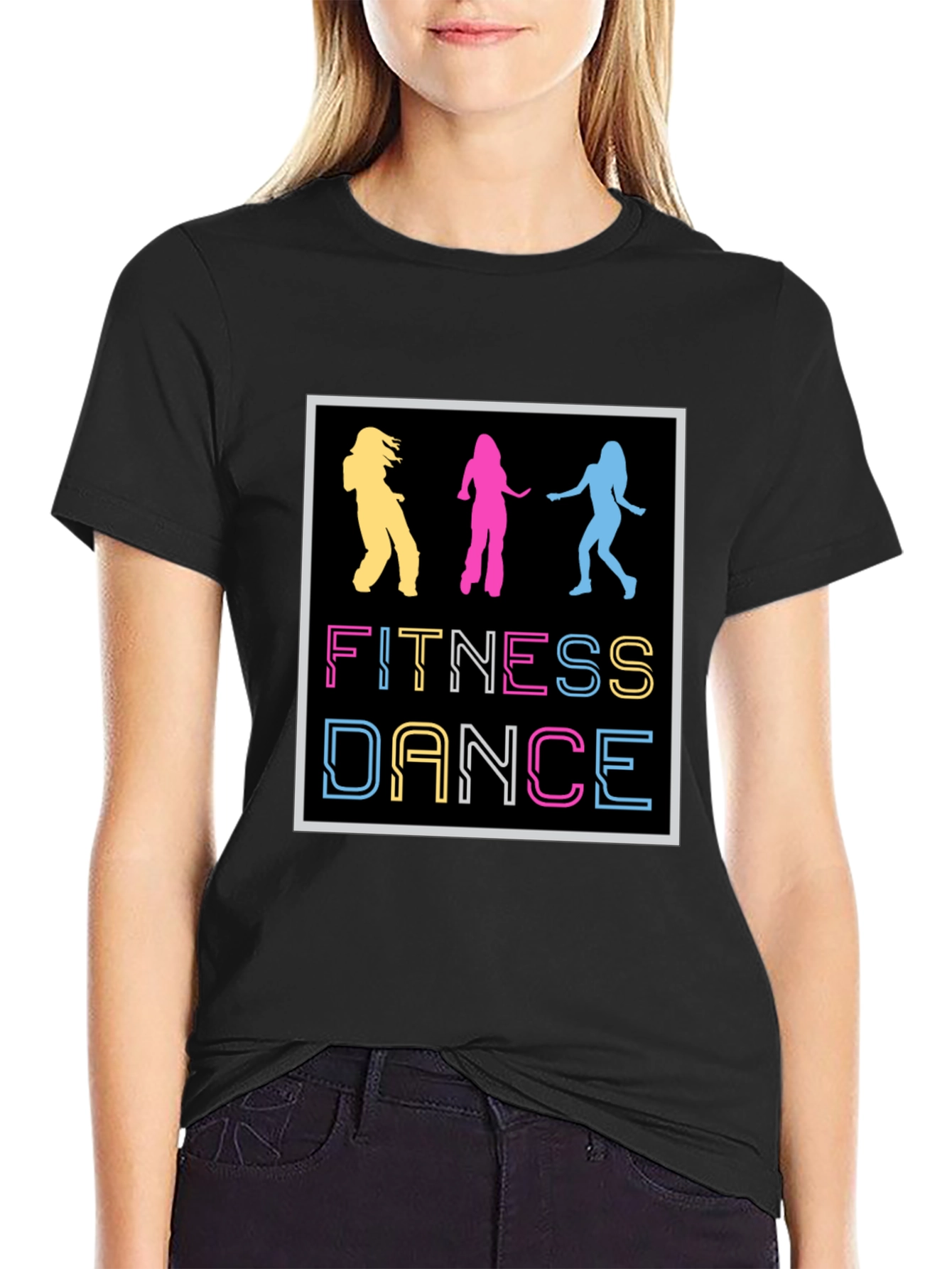 Fitness Dance Graphic T-Shirt
