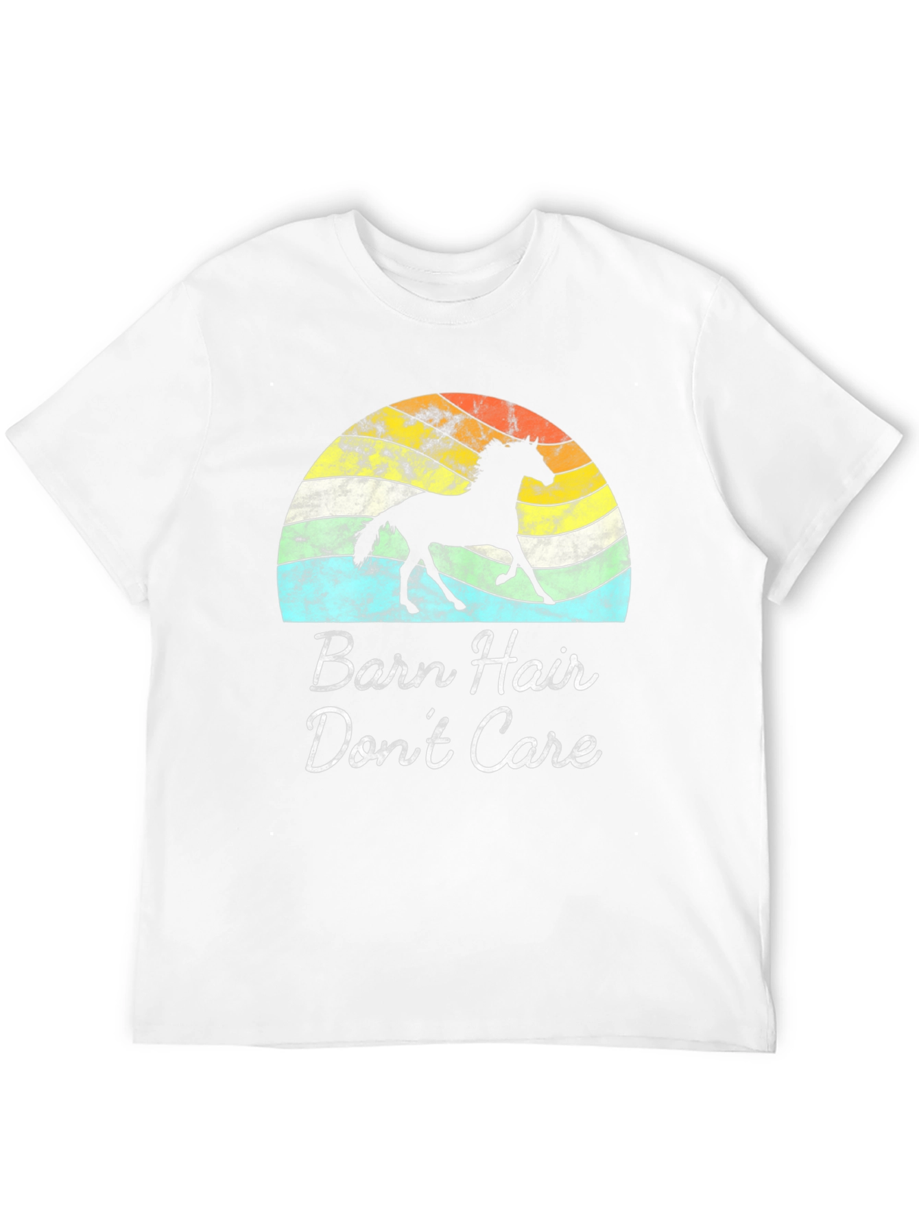 Barn Hair Dont Care Horse T-Shirt