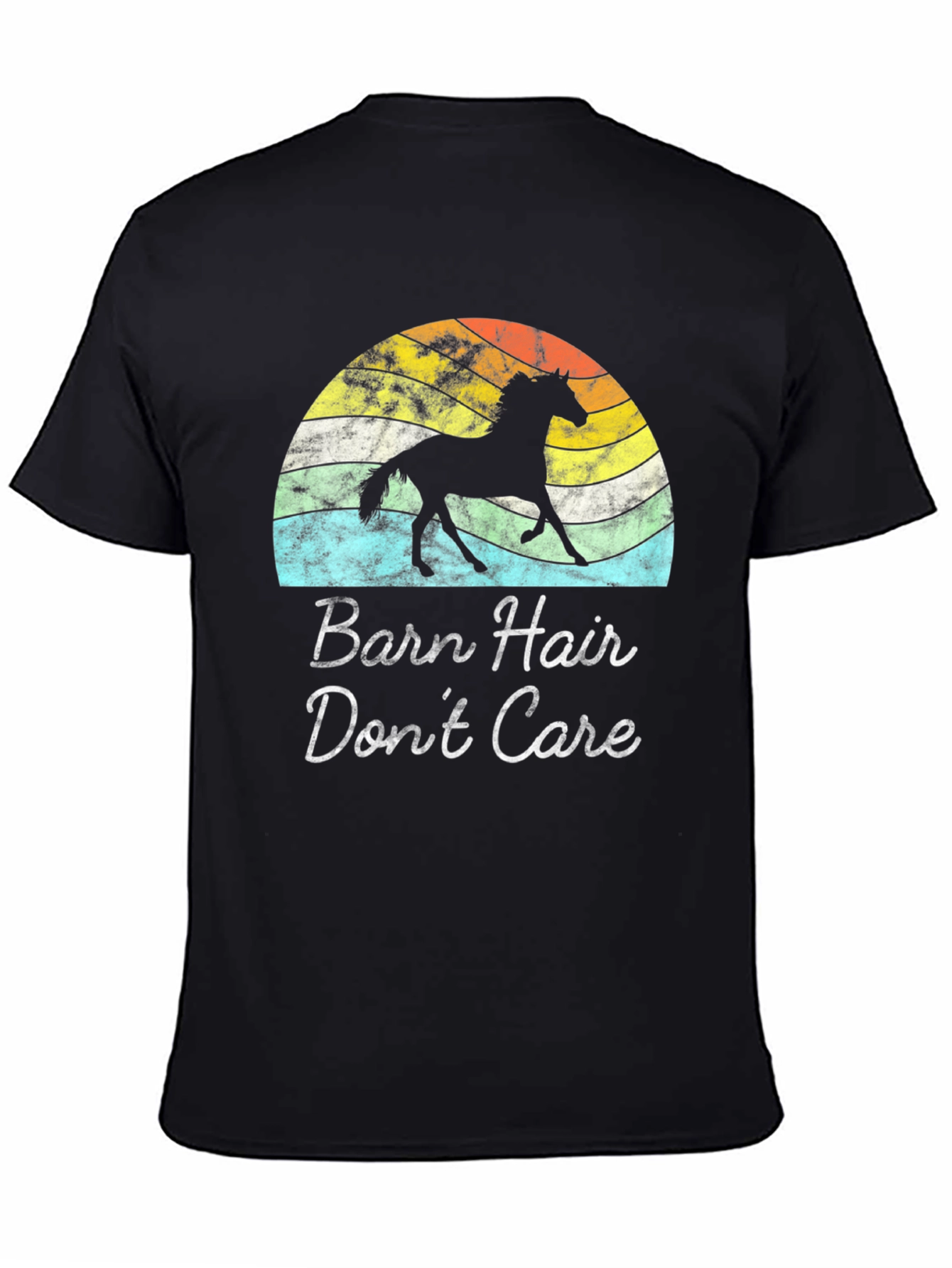 Barn Hair Dont Care Horse T-Shirt
