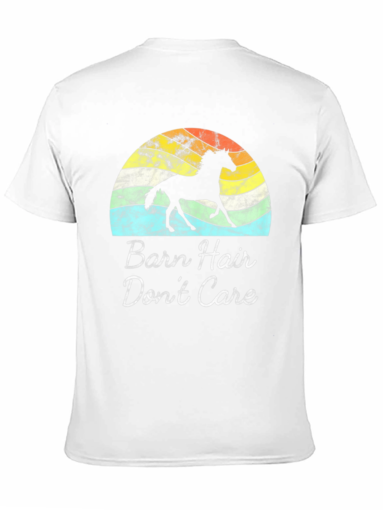 Barn Hair Dont Care Horse T-Shirt