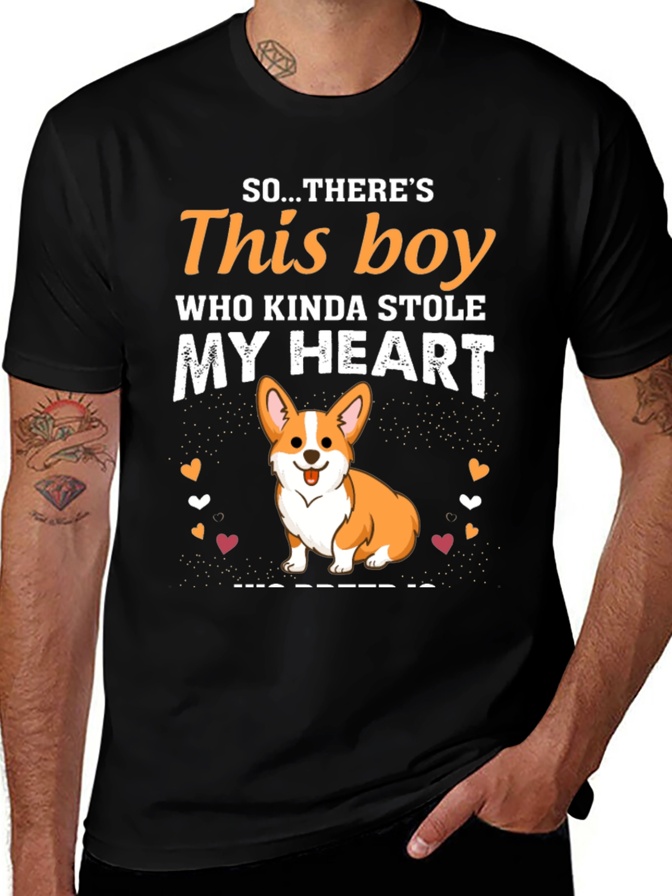 Dog Lover T-Shirt - This Boy Stole My Heart