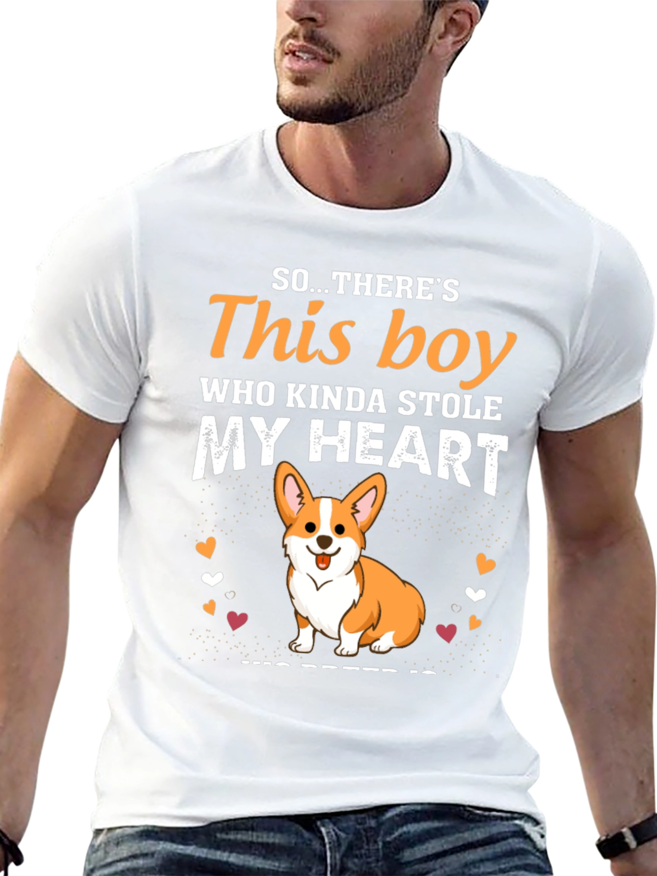 Dog Lover T-Shirt - This Boy Stole My Heart