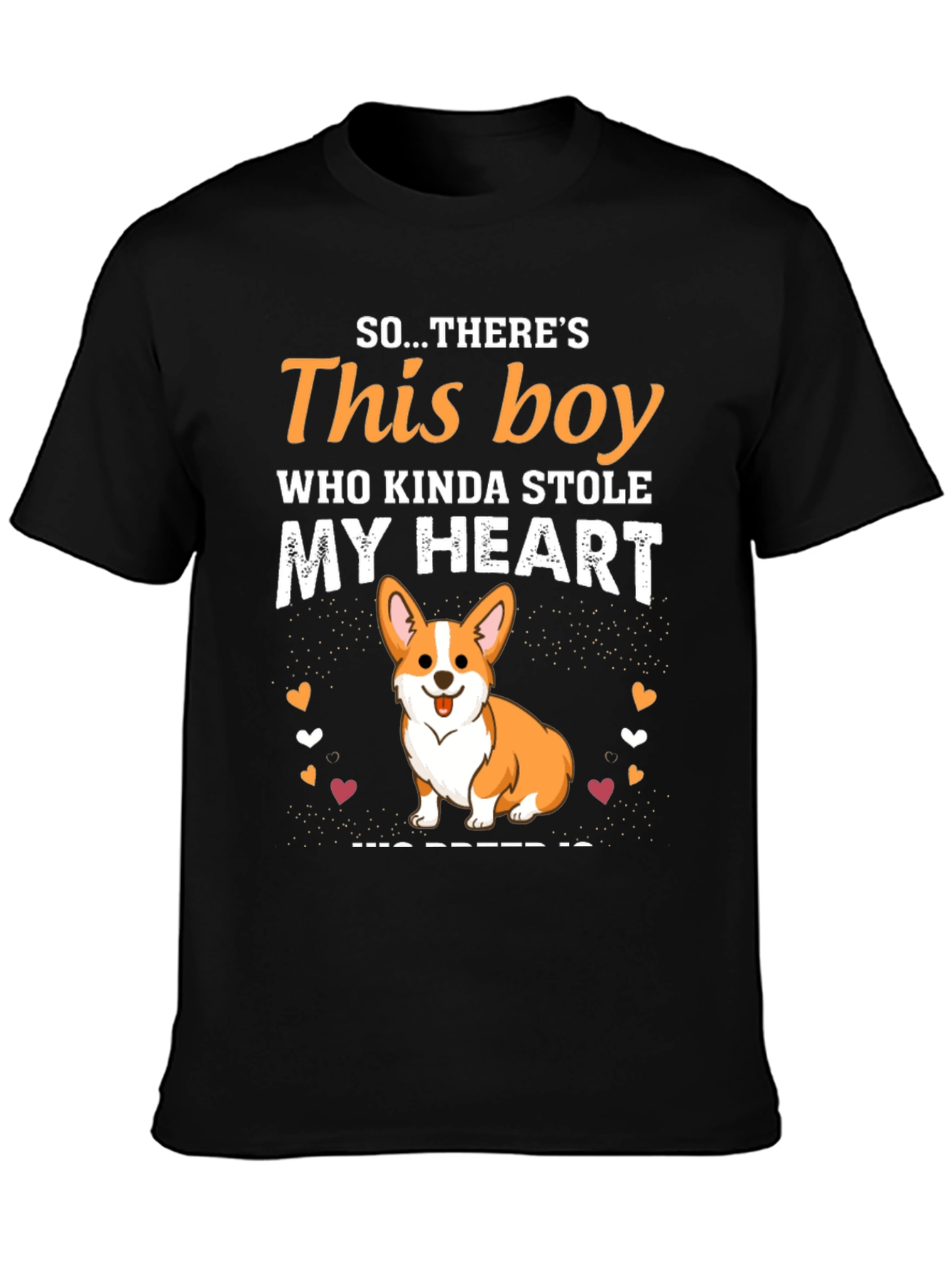 Dog Lover T-Shirt - This Boy Stole My Heart