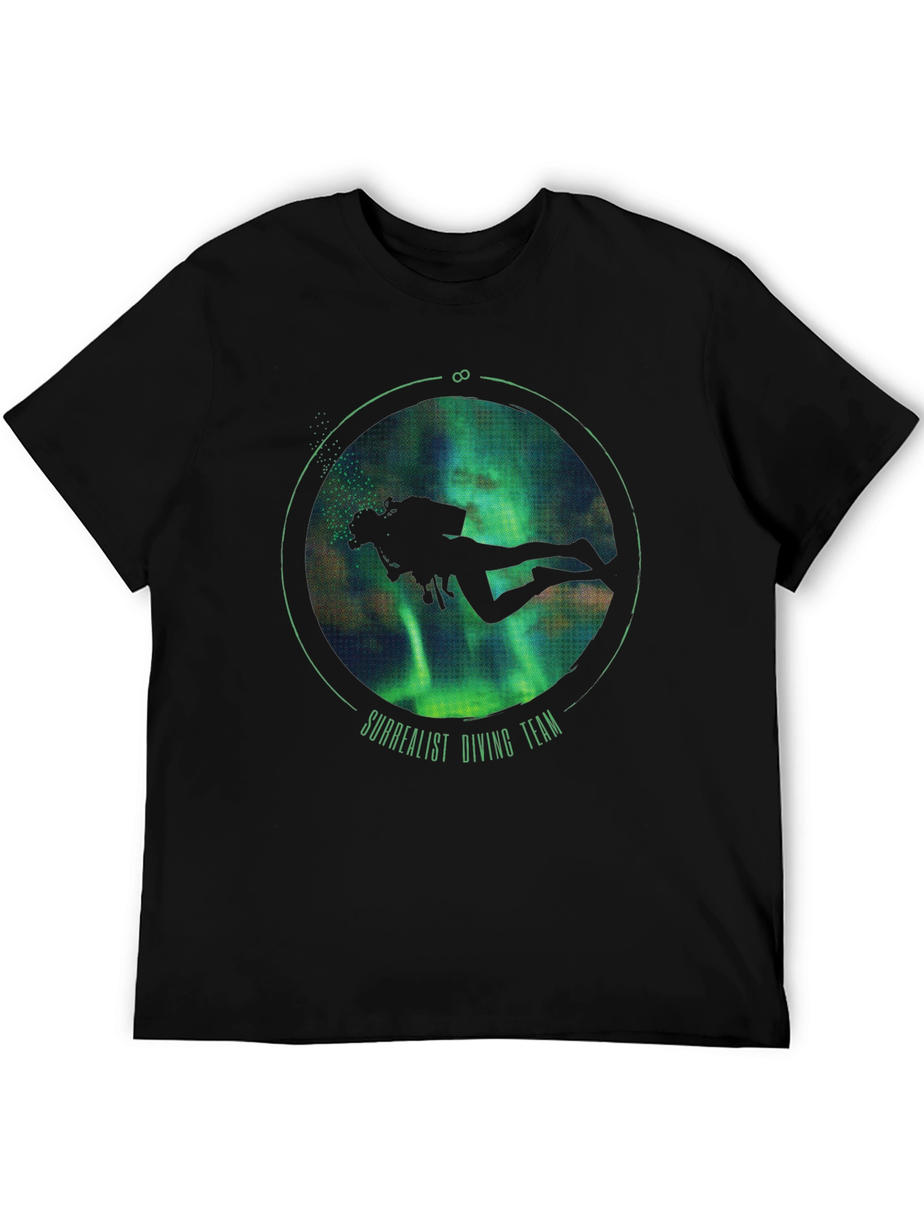 Surrealist Diving Team Black T-Shirt