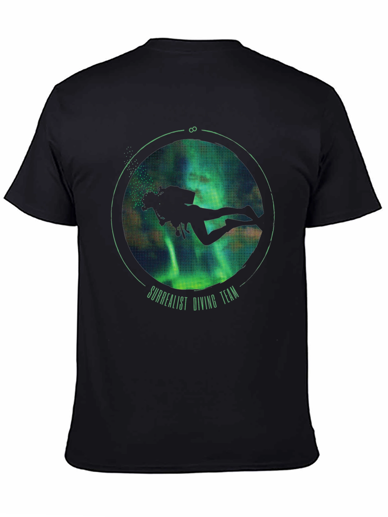 Surrealist Diving Team Black T-Shirt