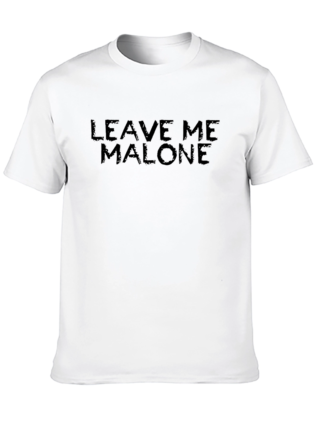 Leave Me Malone Graphic T-Shirt - Black