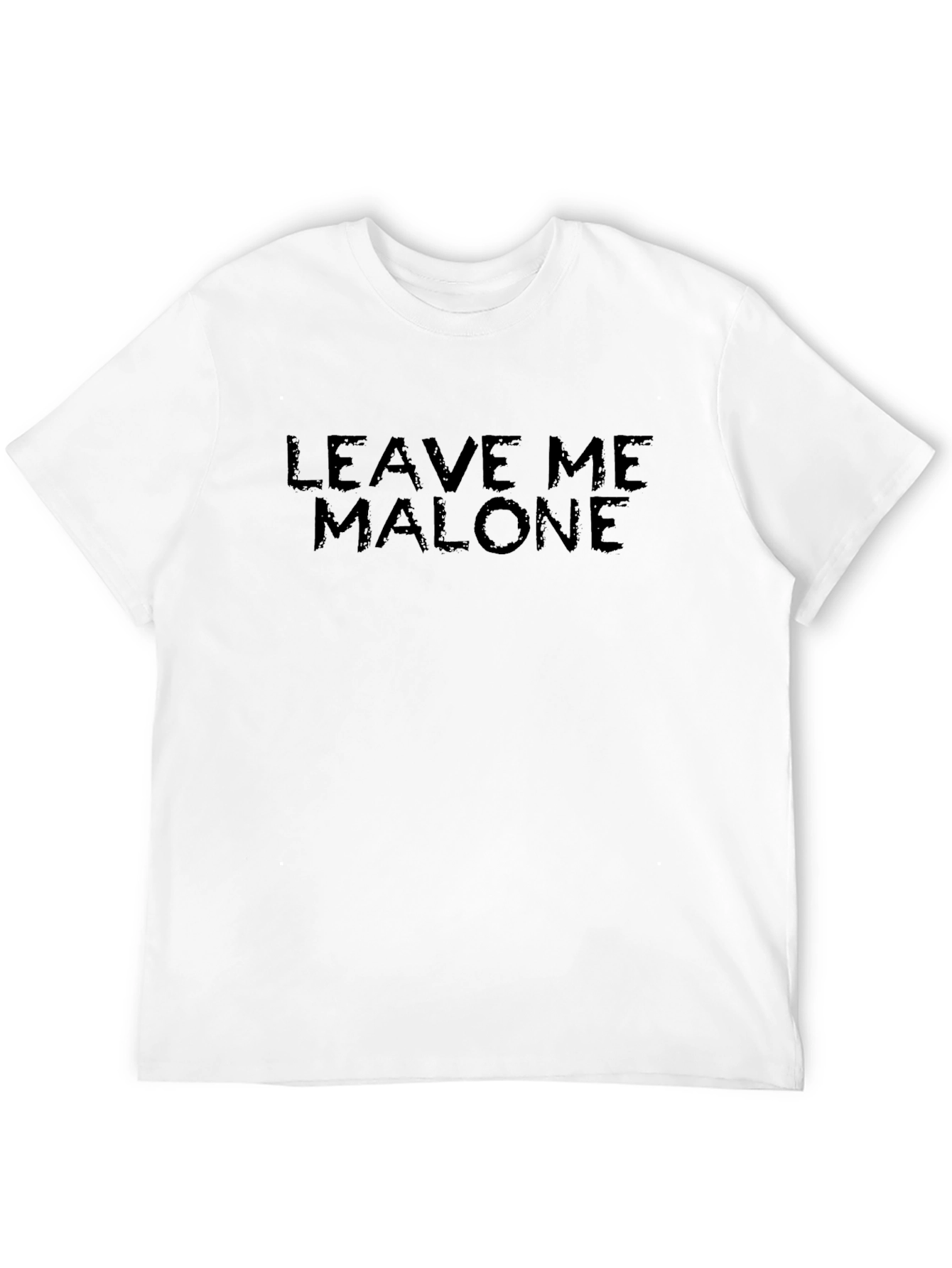 Leave Me Malone Graphic T-Shirt - Black