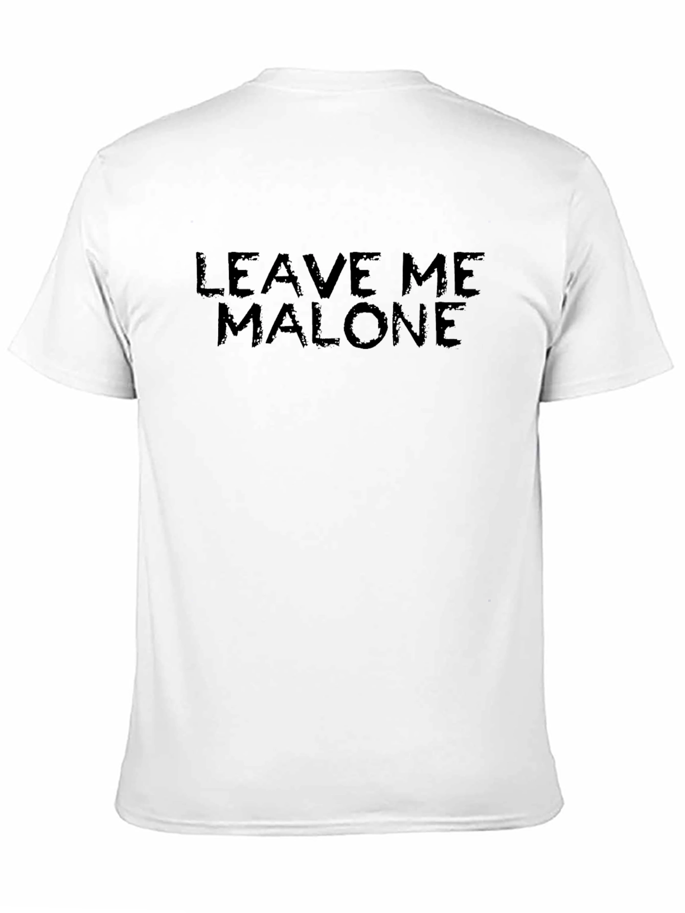 Leave Me Malone Graphic T-Shirt - Black