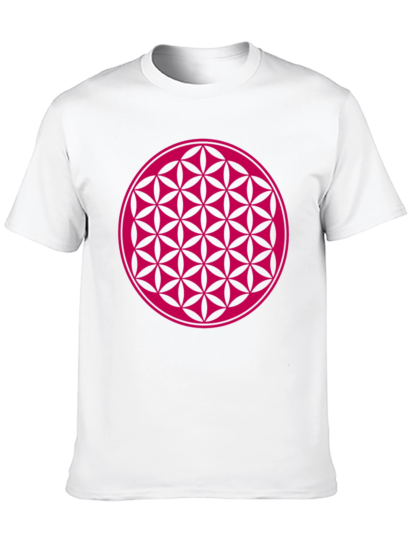 Flower of Life Sacred Geometry Black T-Shirt