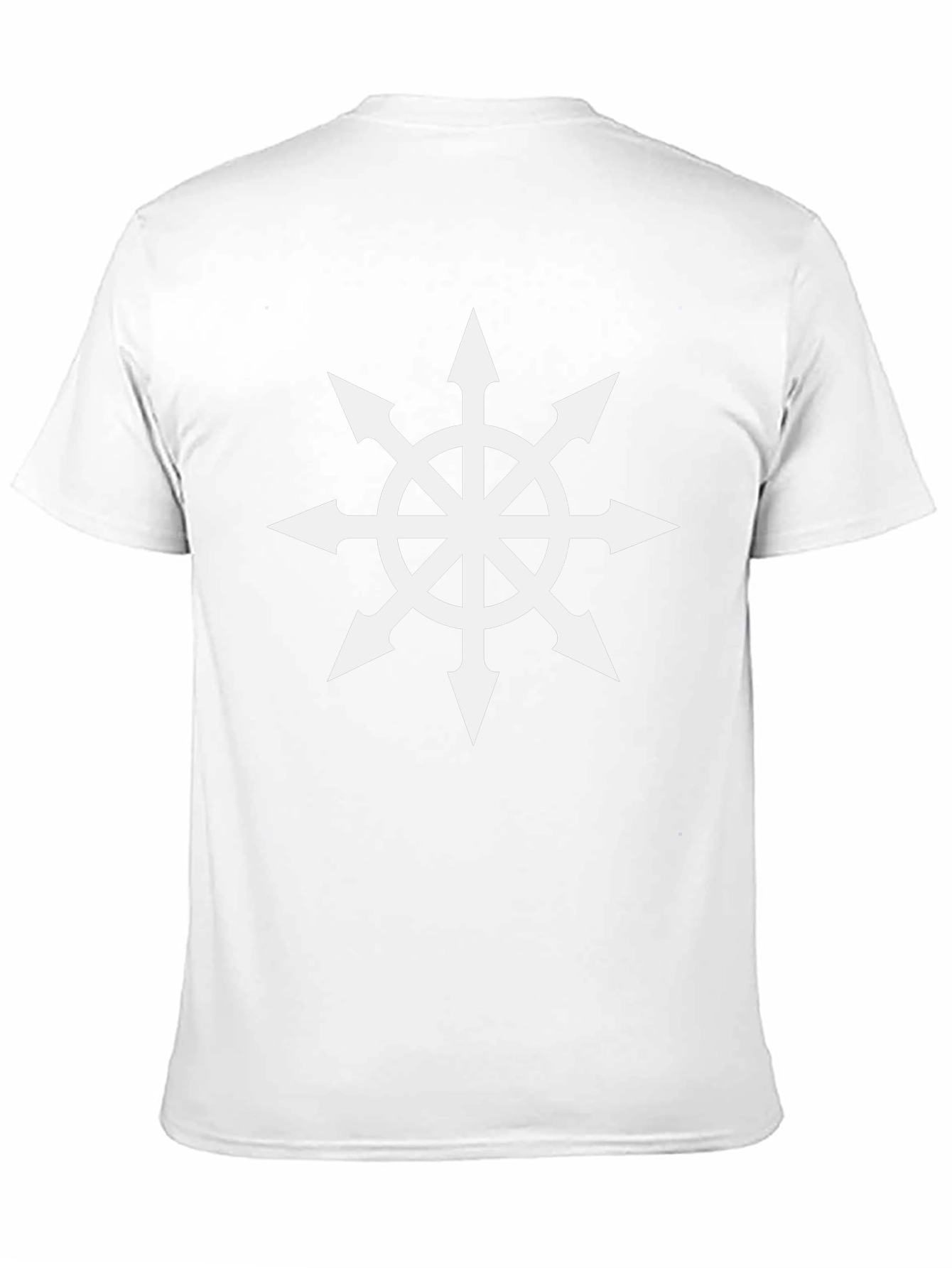 Chaos Star Graphic T-Shirt - Black Cotton Tee