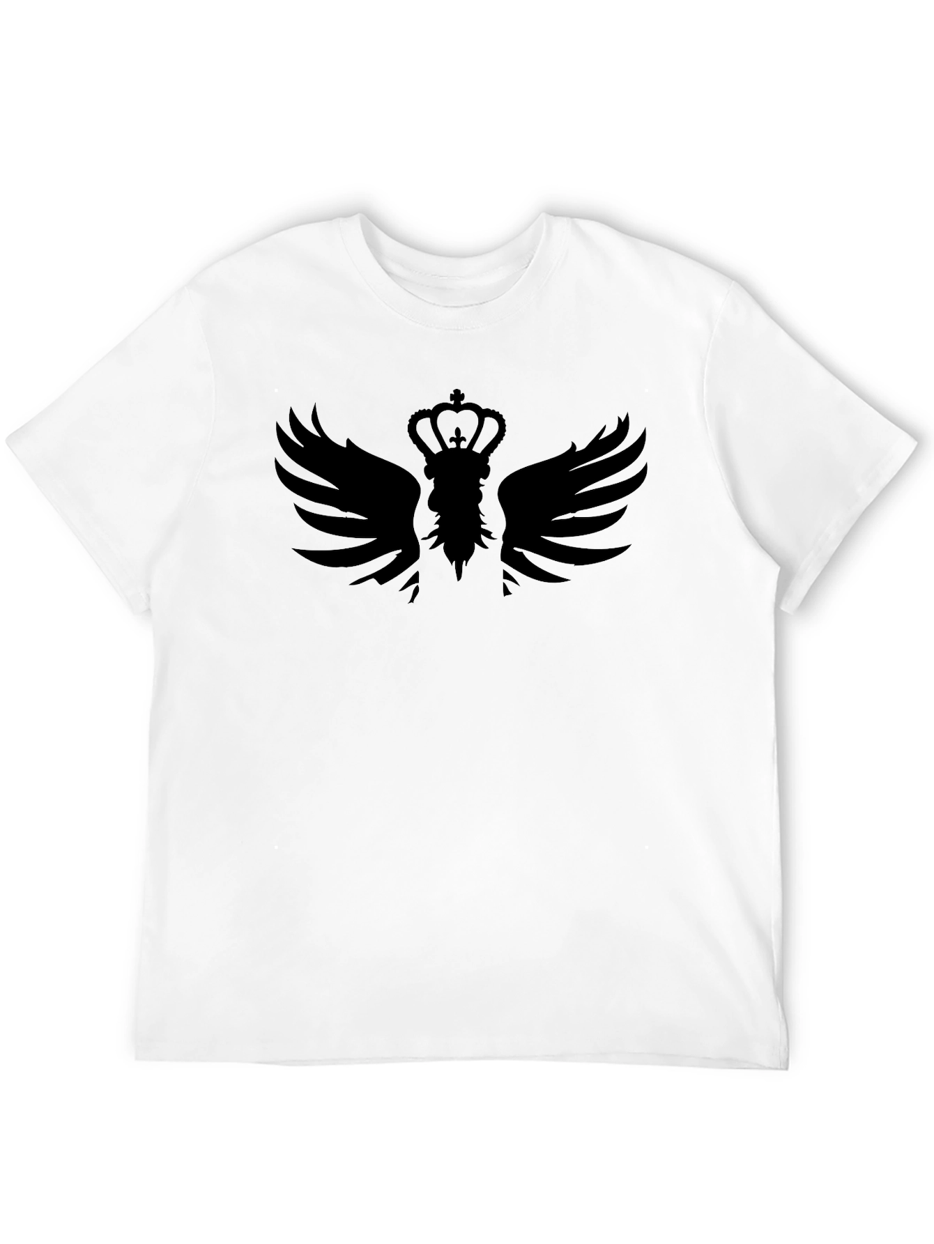 Black Winged Crown Graphic T-Shirt
