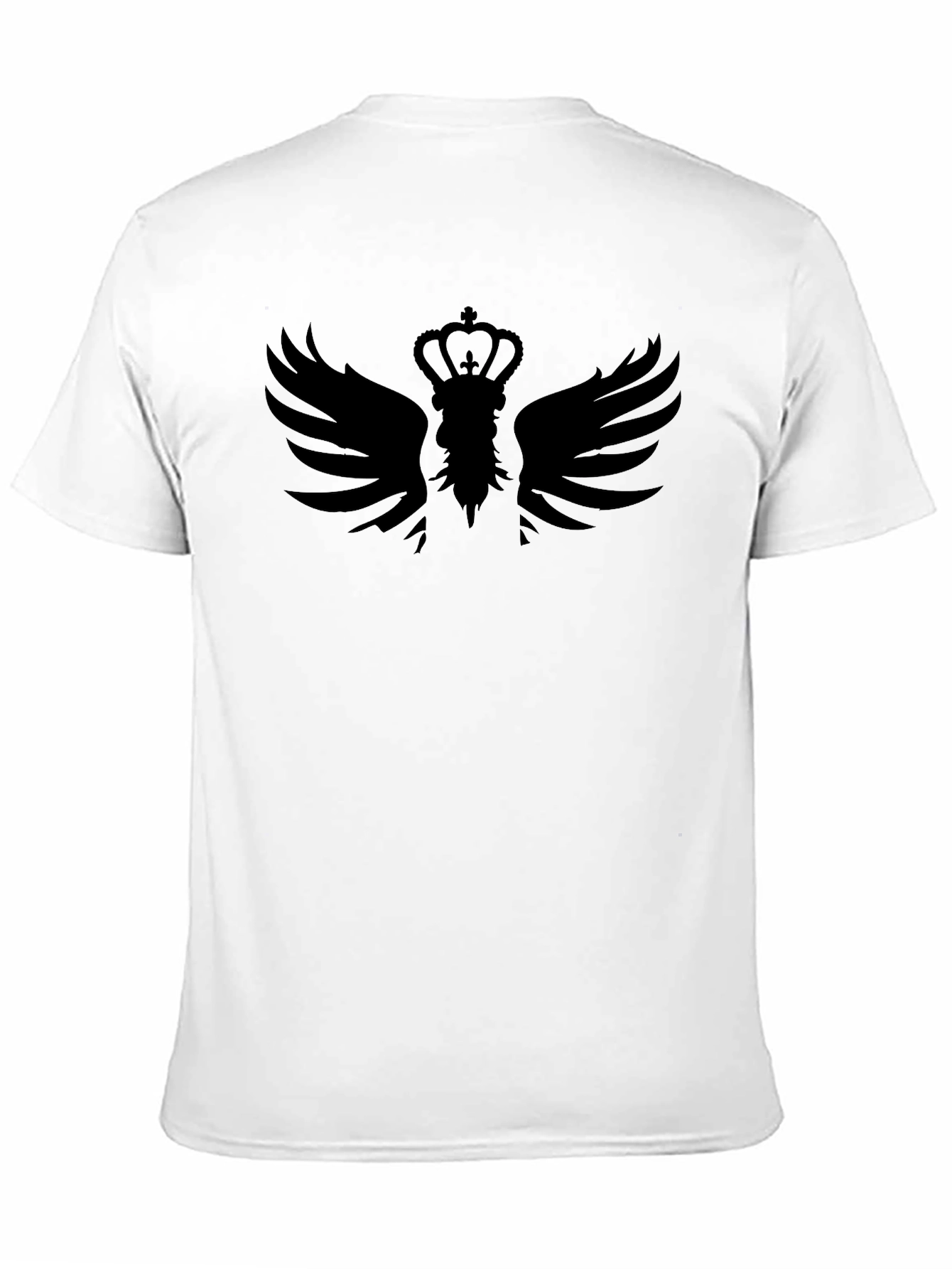 Black Winged Crown Graphic T-Shirt