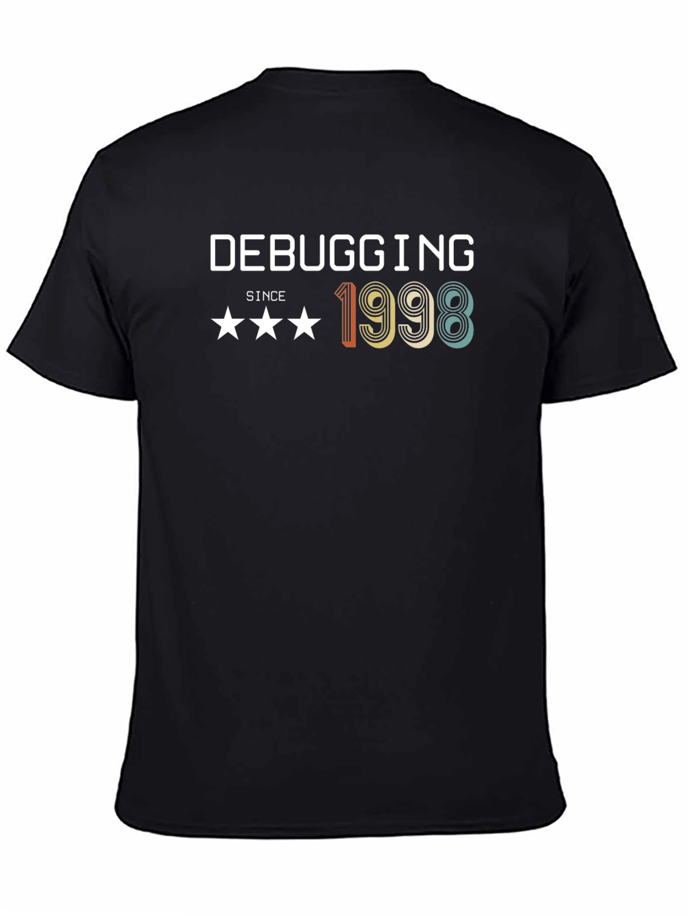 Debugging Since 1998 Retro Black T-Shirt