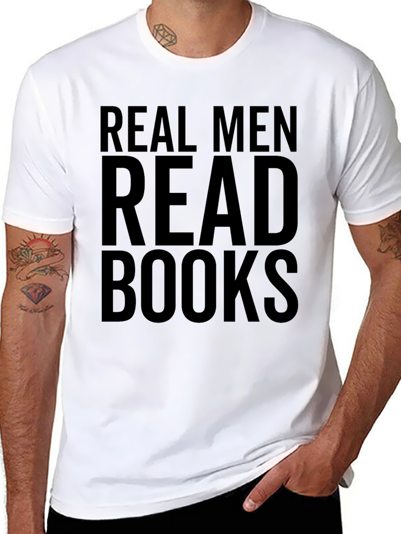 Real Men Read Books Graphic T-Shirt