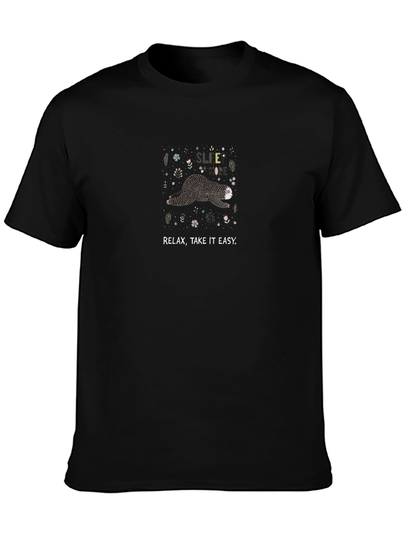 Relax Sloth Graphic Tee - Take it Easy