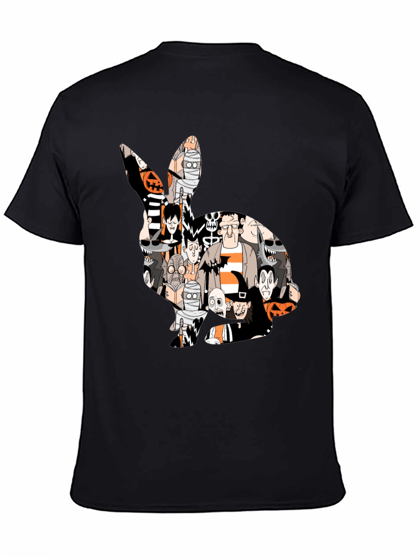 Halloween Character Bunny Graphic T-Shirt