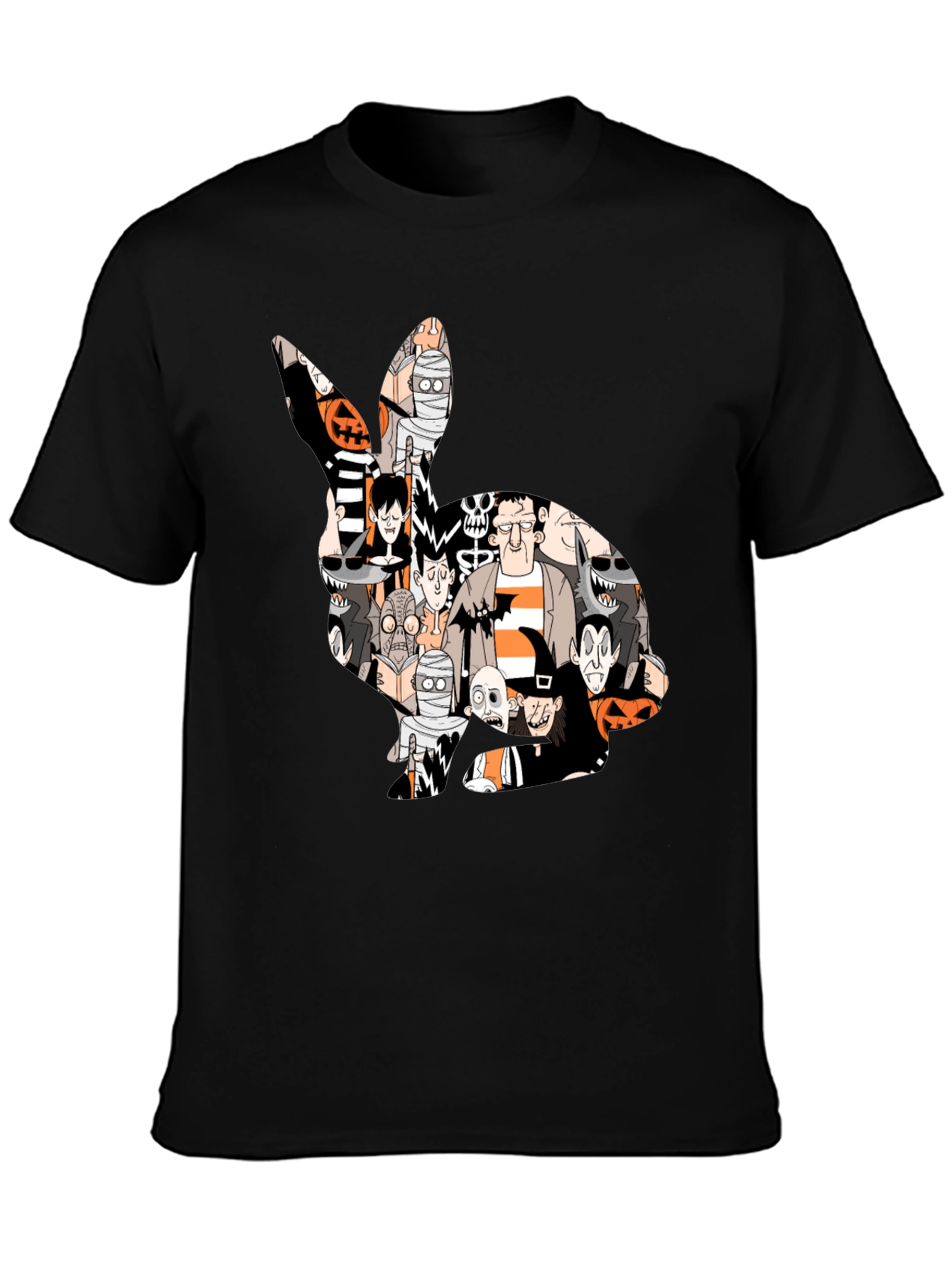 Halloween Character Bunny Graphic T-Shirt