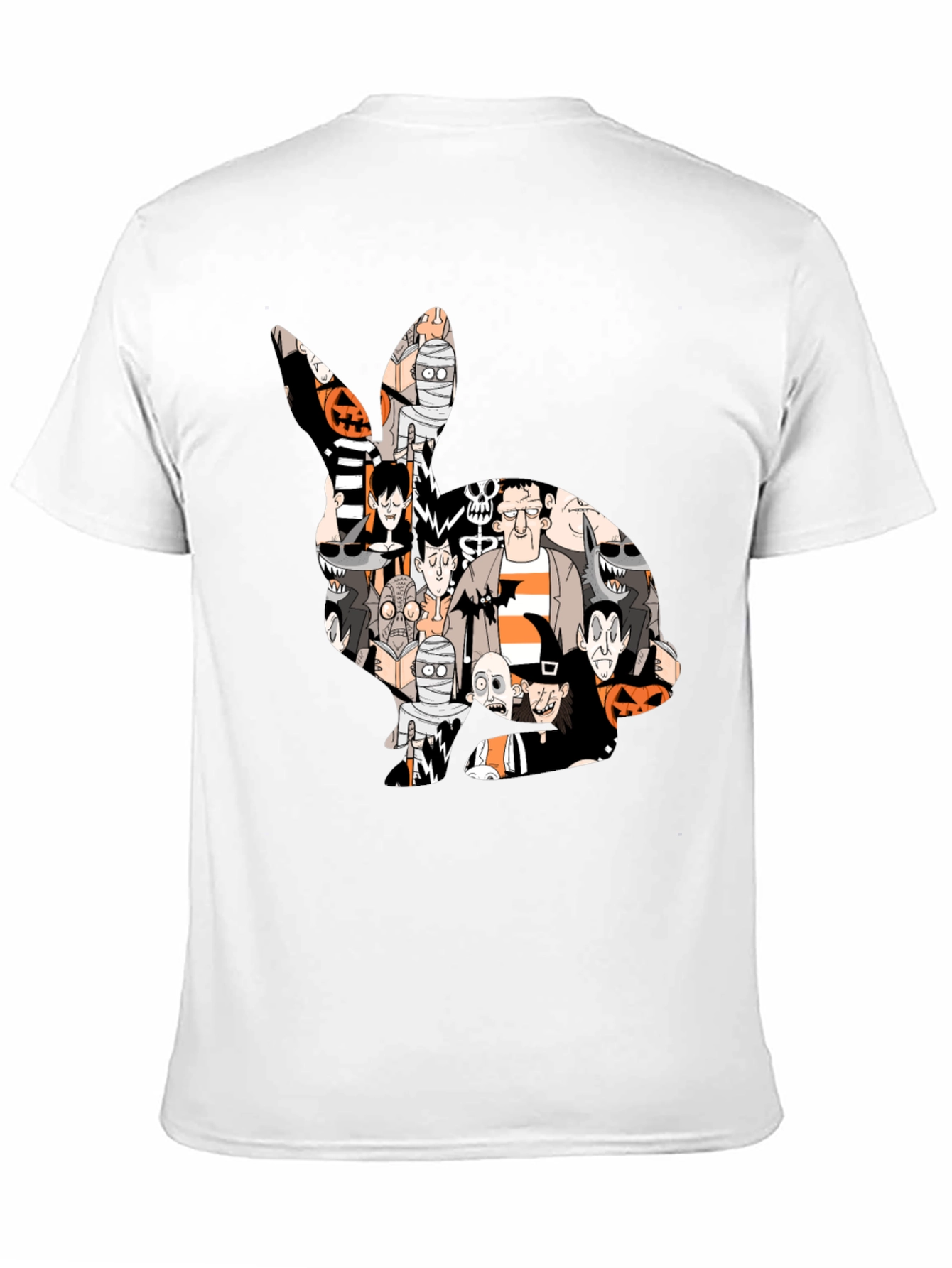 Halloween Character Bunny Graphic T-Shirt