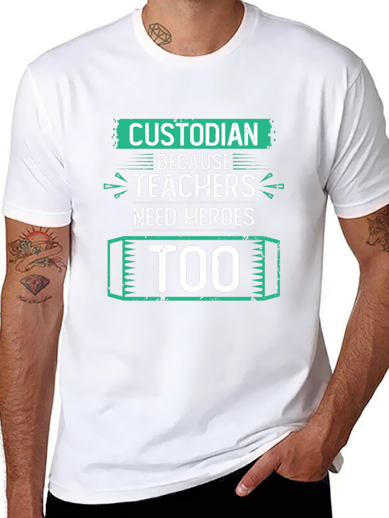 Custodian Hero T-Shirt - Teacher Appreciation