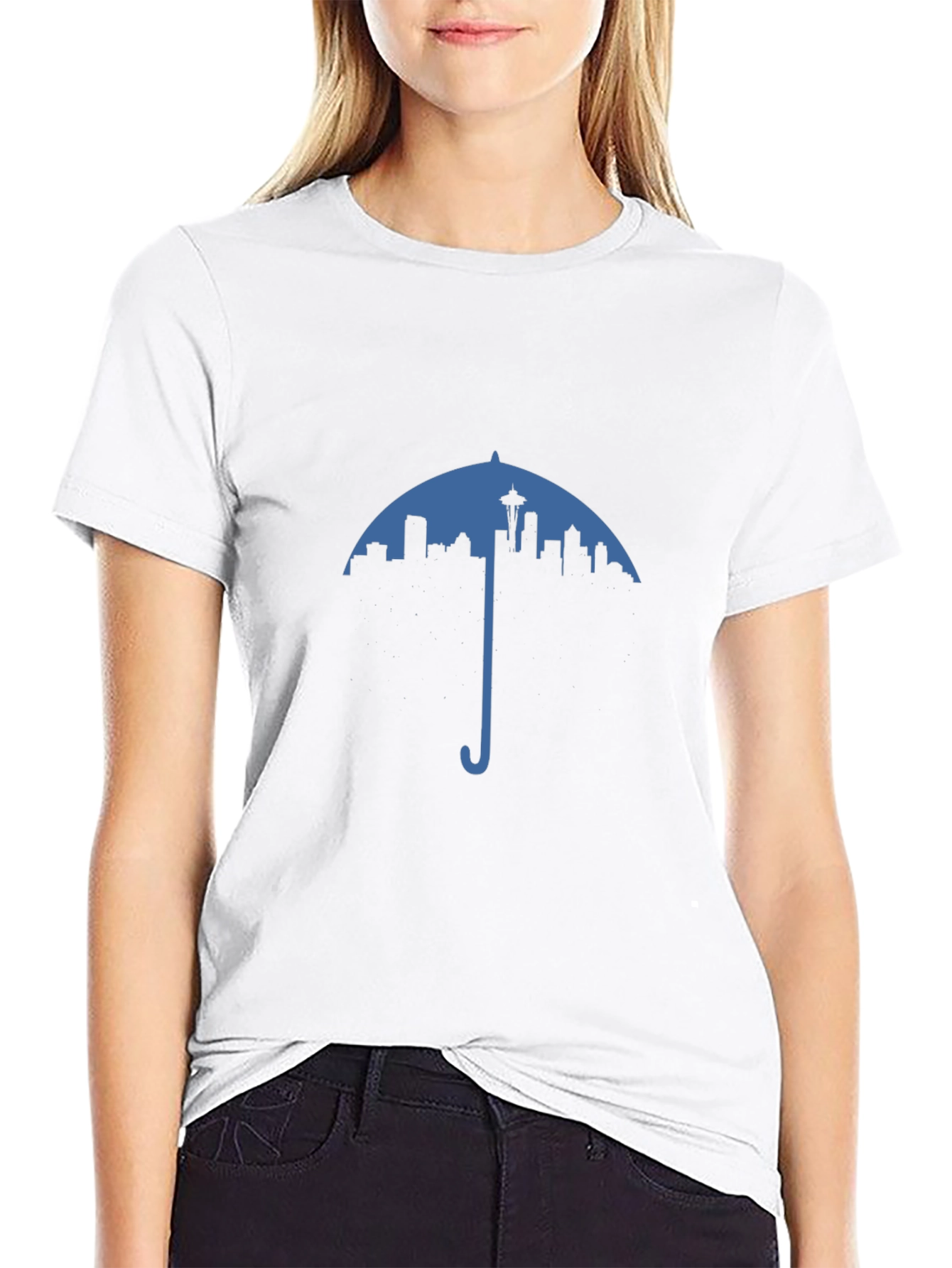 Seattle Skyline Umbrella T-Shirt