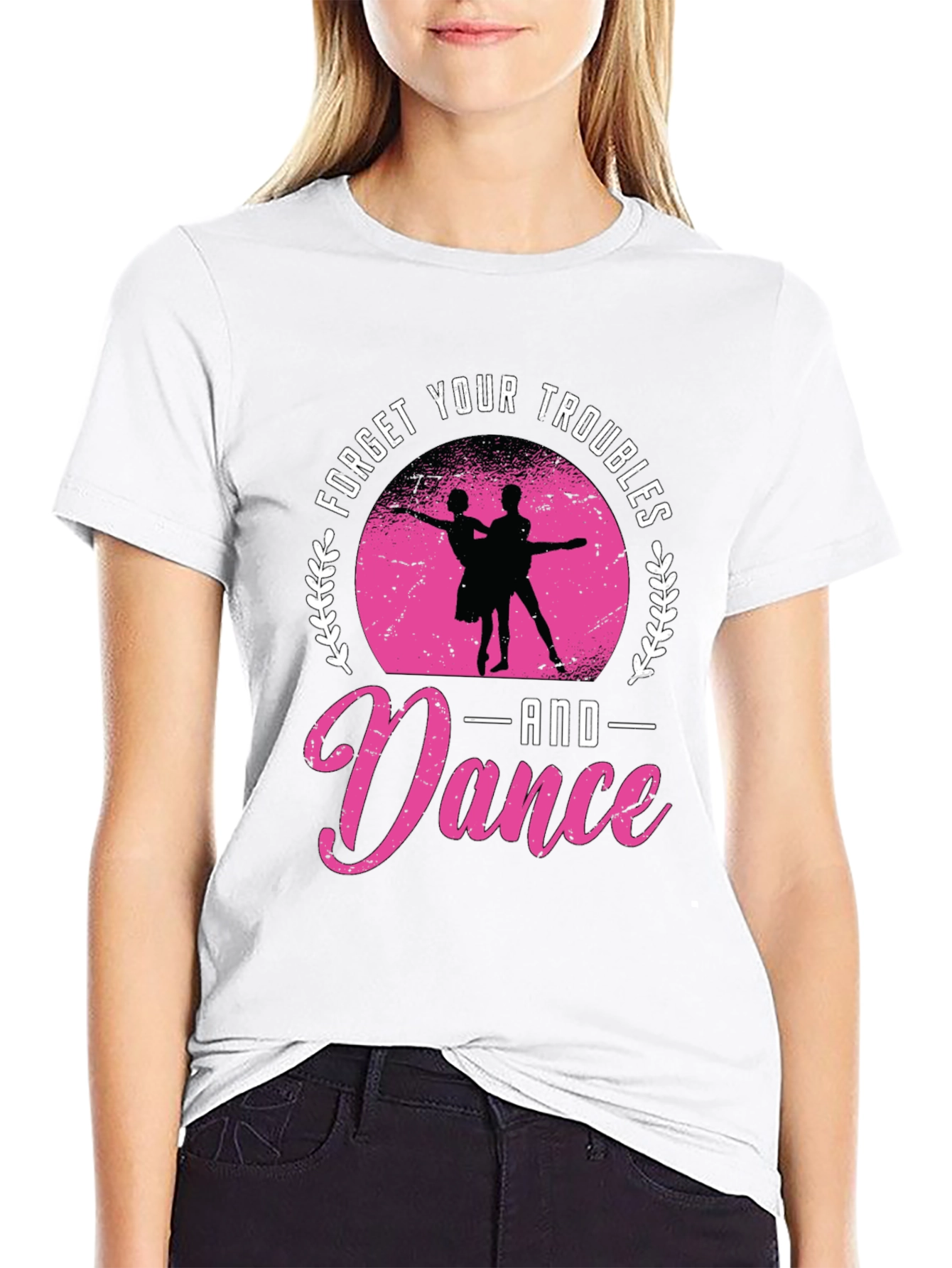 Forget Troubles Dance Graphic Tee