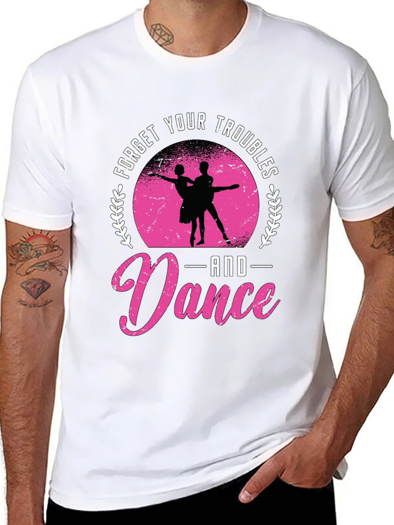 Forget Troubles Dance Graphic Tee