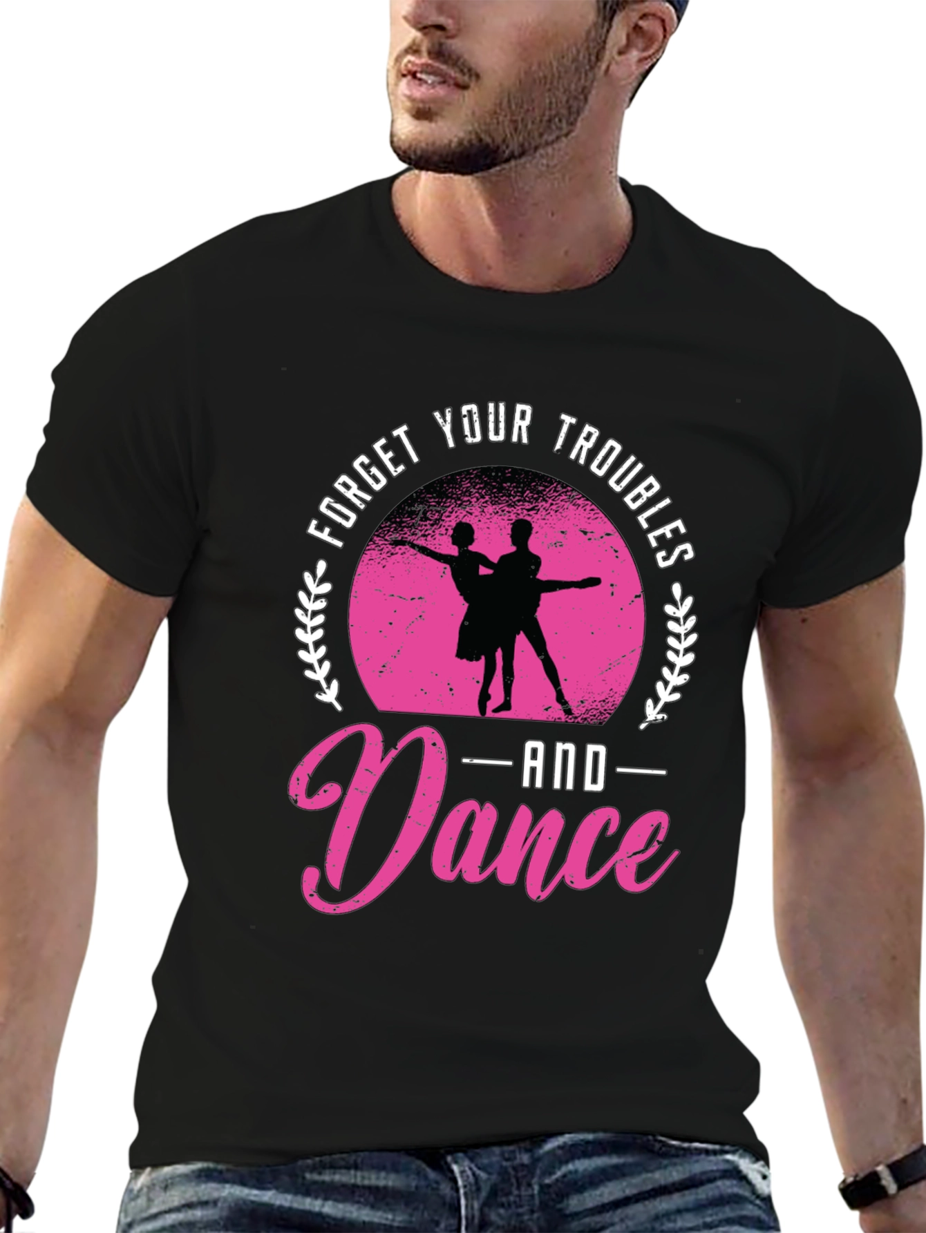 Forget Troubles Dance Graphic Tee