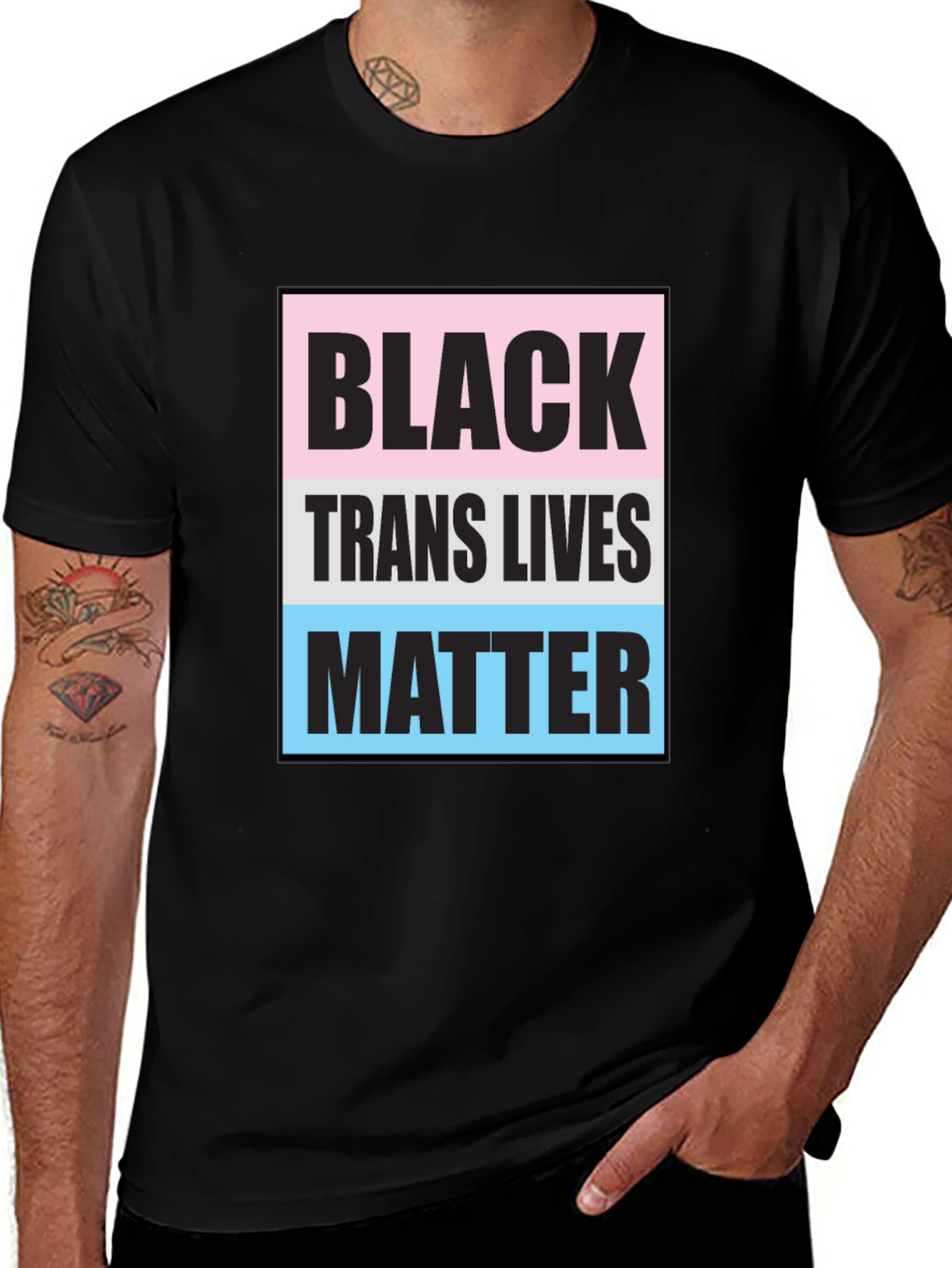 Black Trans Lives Matter T-Shirt - Unisex Activism Tee