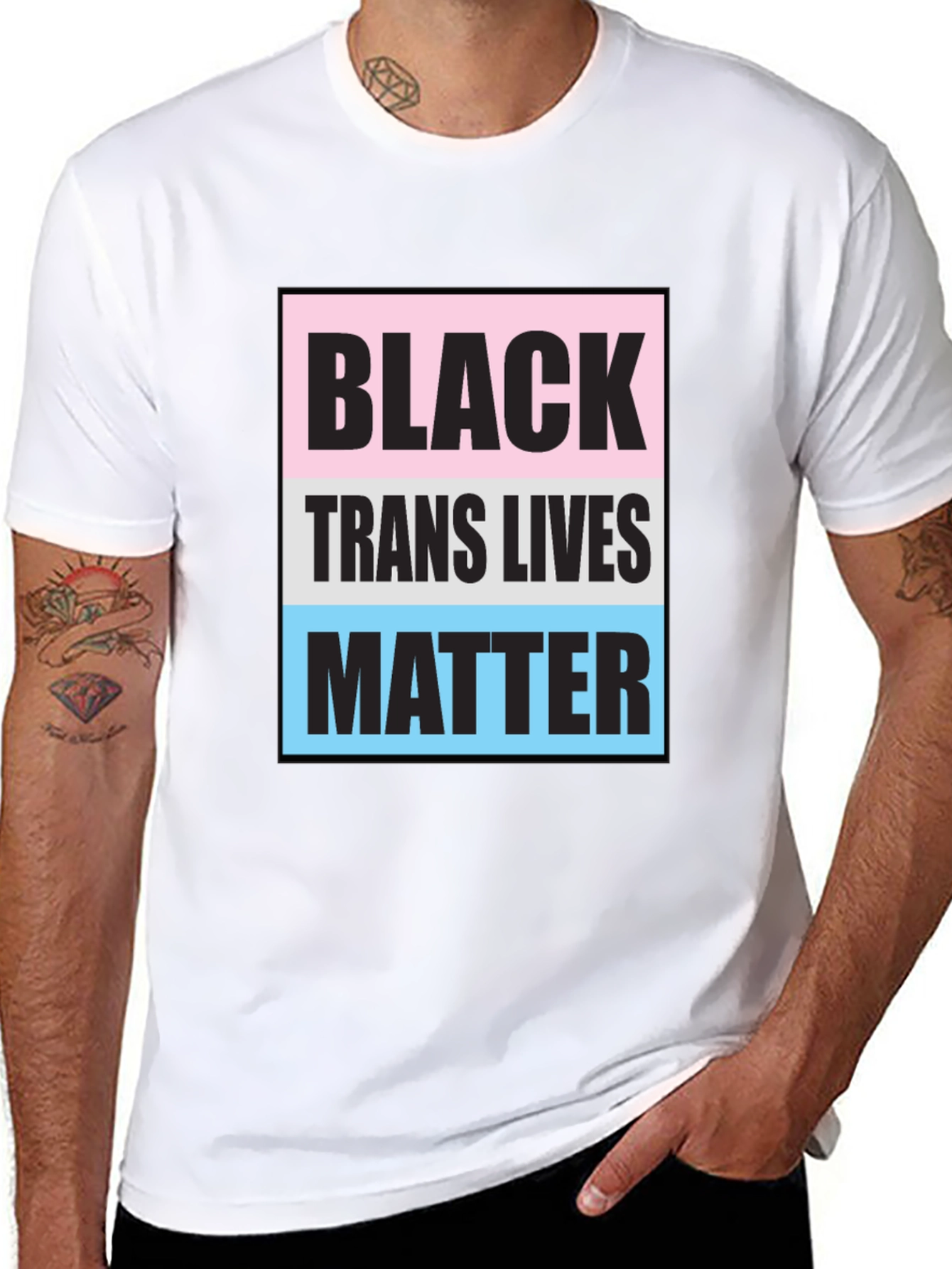 Black Trans Lives Matter T-Shirt - Unisex Activism Tee