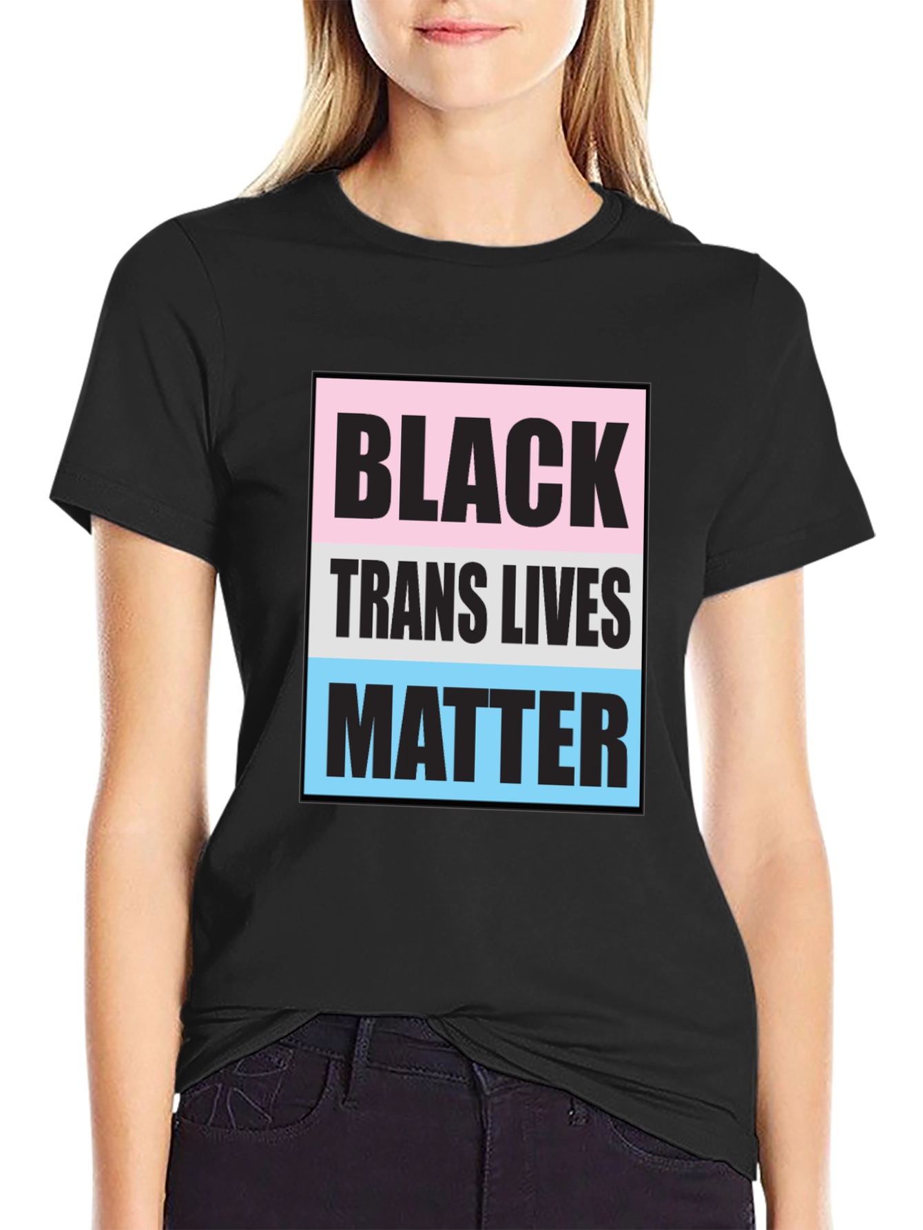 Black Trans Lives Matter T-Shirt - Unisex Activism Tee