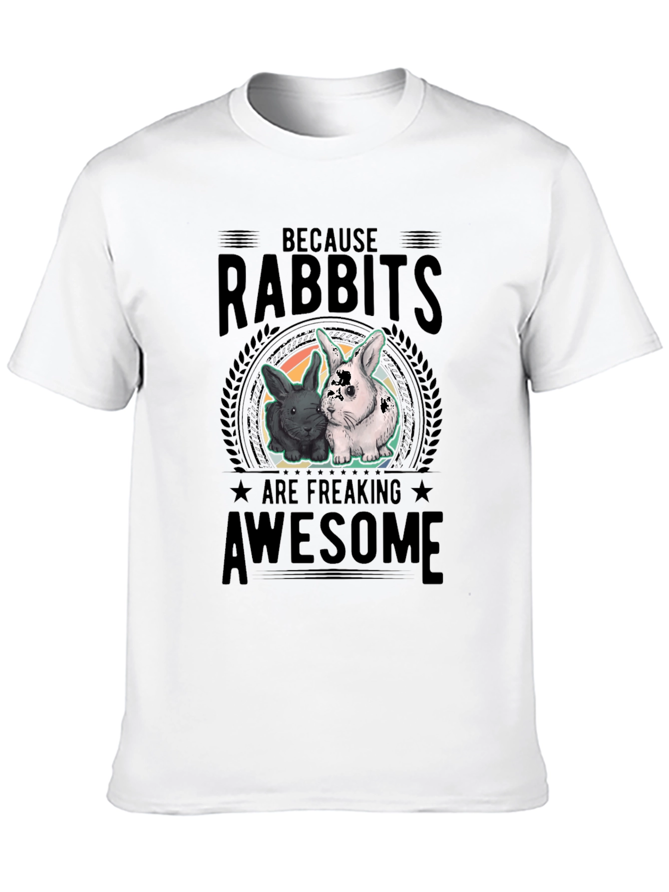 Rabbits Are Awesome Graphic T-Shirt