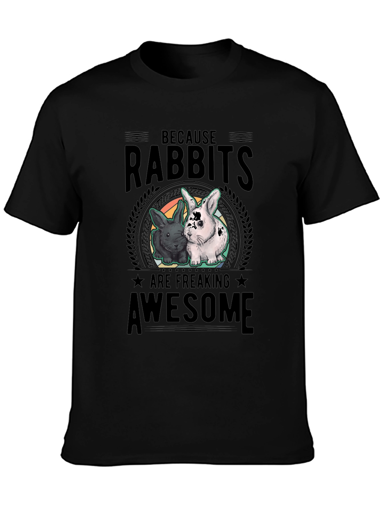 Rabbits Are Awesome Graphic T-Shirt