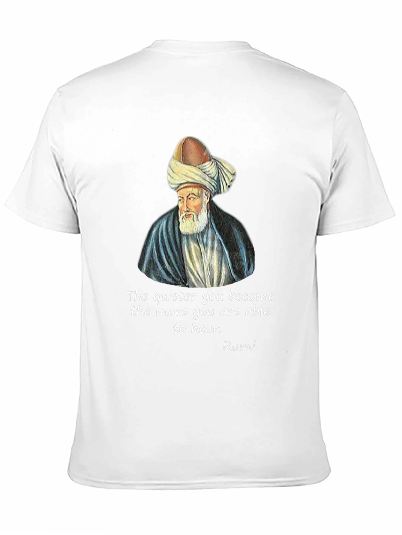 Rumi Quote Graphic T-Shirt - Unisex Black Tee