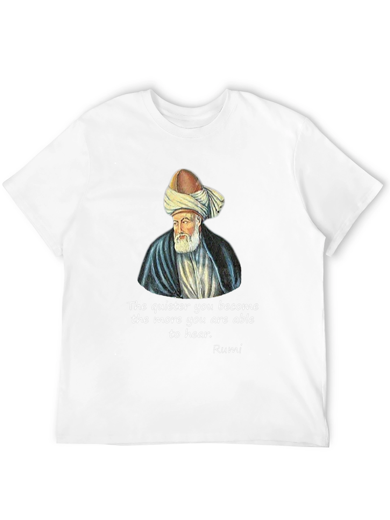 Rumi Quote Graphic T-Shirt - Unisex Black Tee