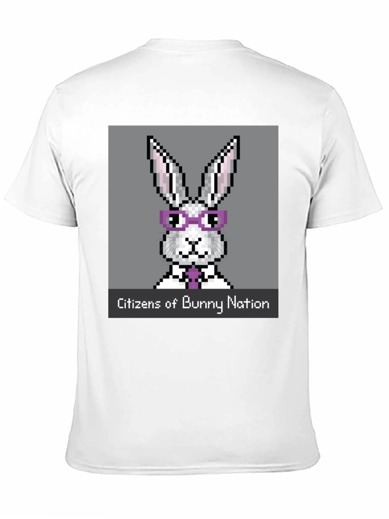 Citizens of Bunny Nation Pixel Art T-Shirt