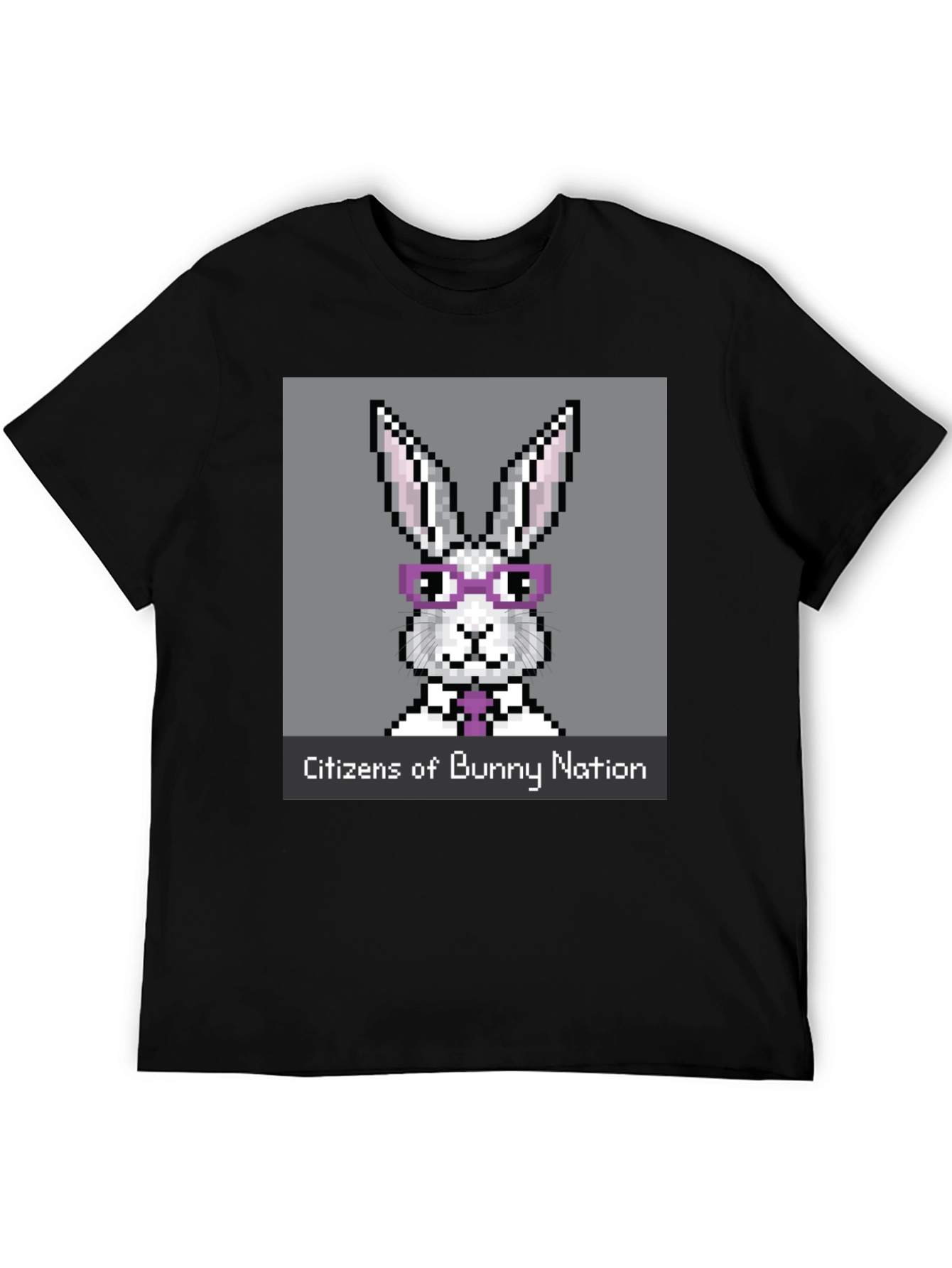 Citizens of Bunny Nation Pixel Art T-Shirt