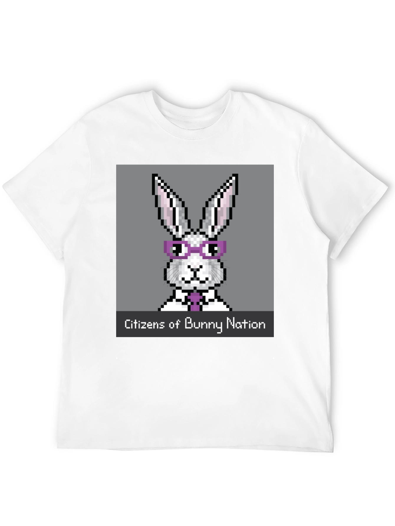Citizens of Bunny Nation Pixel Art T-Shirt