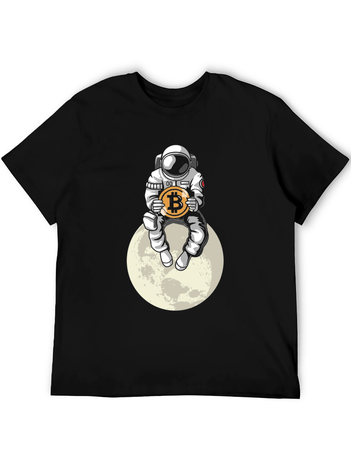 Astronaut Bitcoin Moon T-Shirt - Crypto Tee