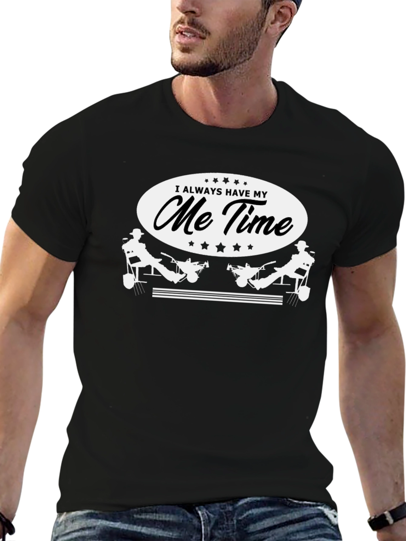 Gardening Me Time T-Shirt - Black