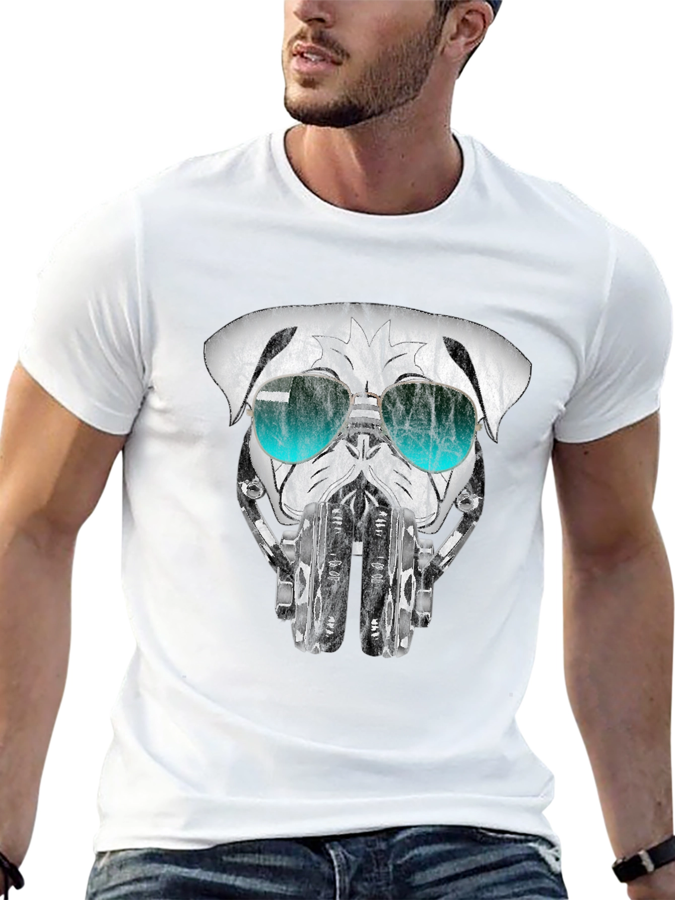 Pug DJ Graphic Tee