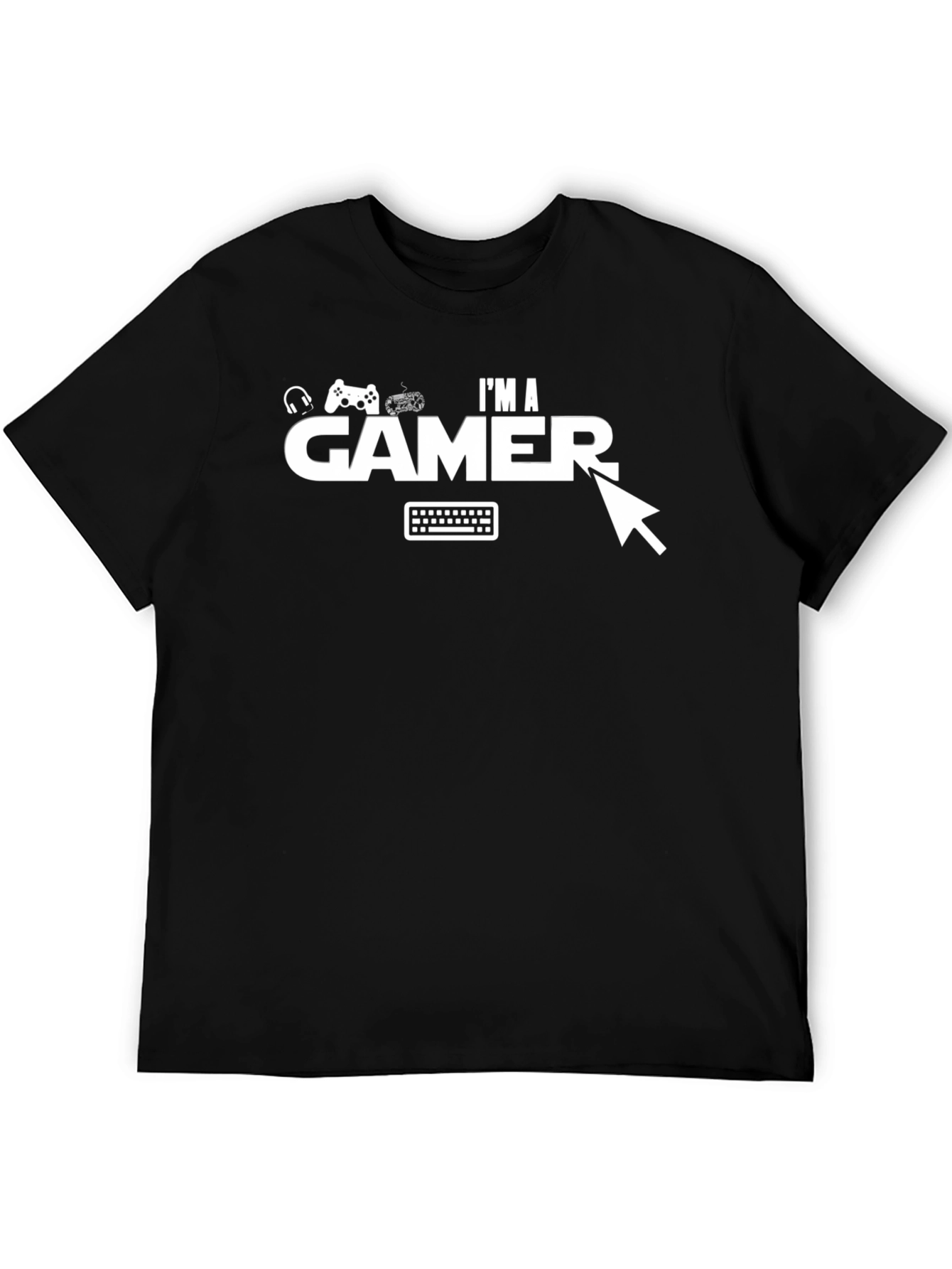 Im A Gamer Graphic T-Shirt - Black