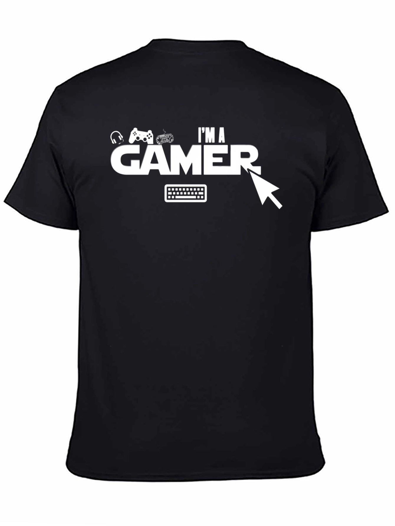 Im A Gamer Graphic T-Shirt - Black